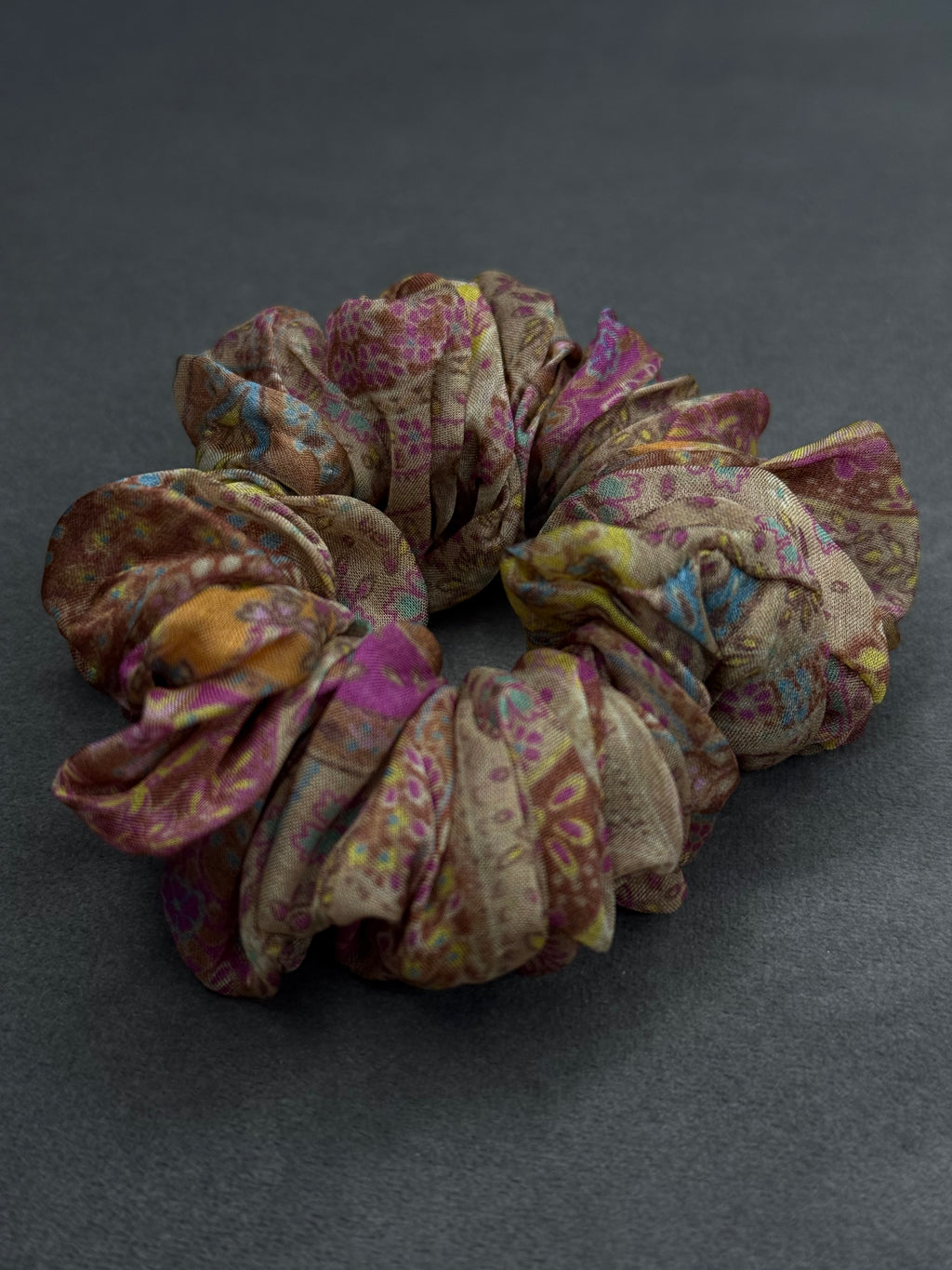 Natūralaus 100% natūralaus Itališko šilko organzos gumelė MARMUR