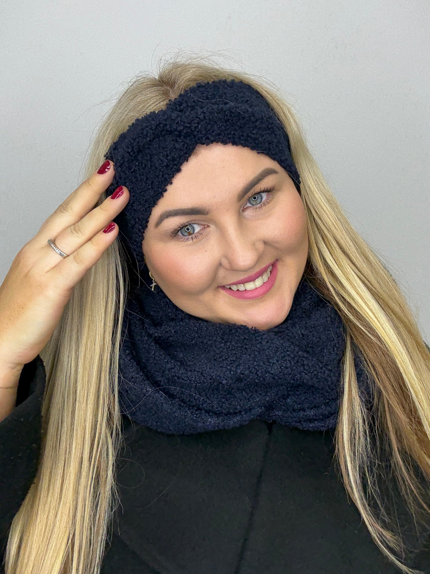 Tamsiai mėlyna Teddy 🧸 galvajuostė