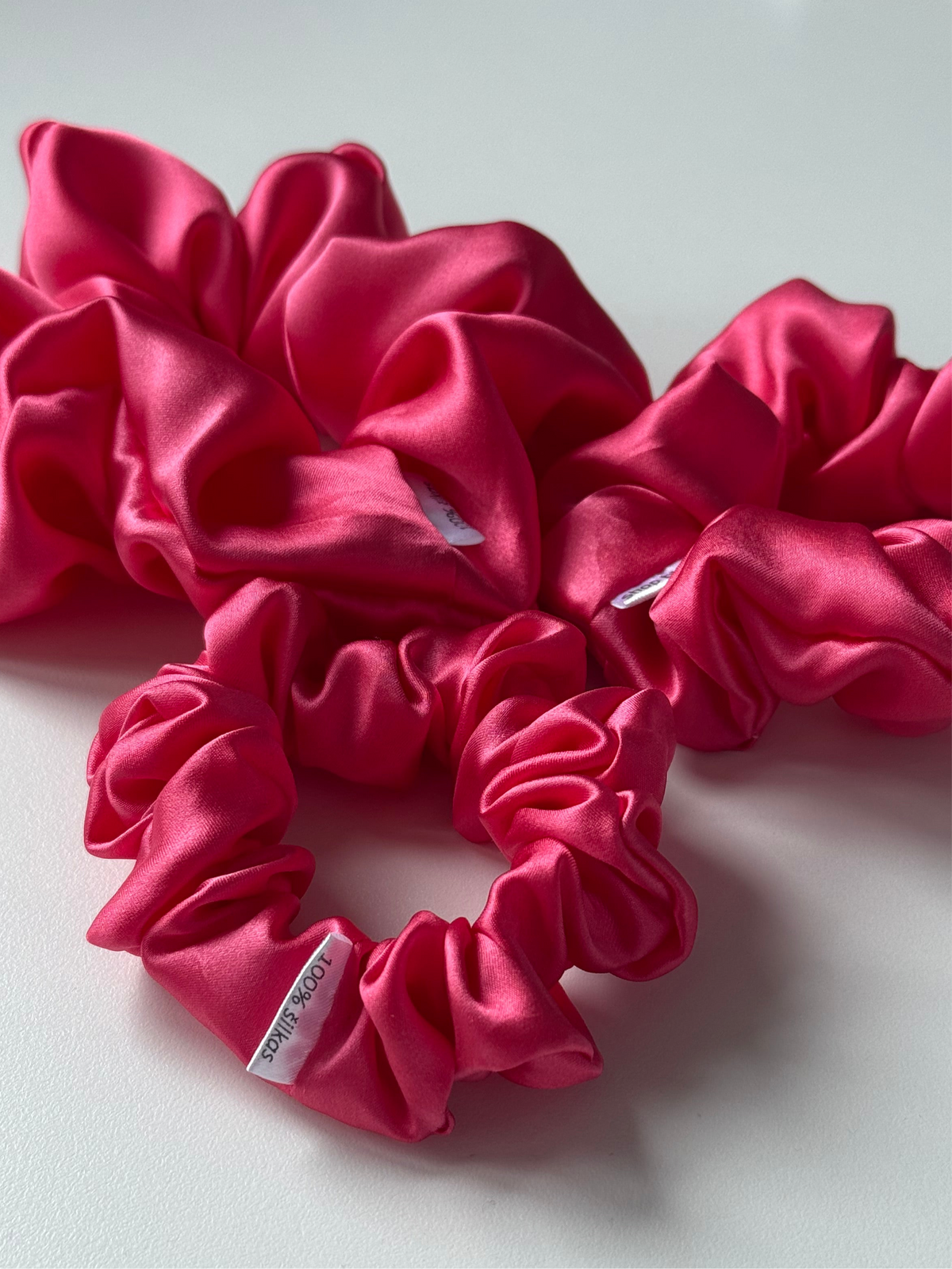Pink Crush natūralaus Itališko mulberry šilko gumelė