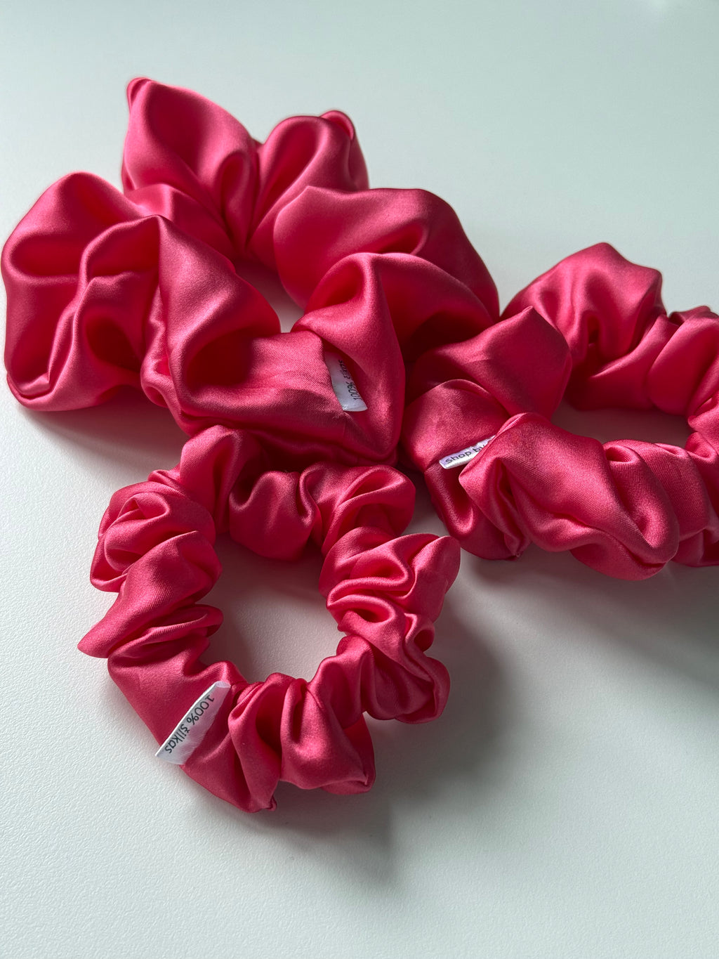 Pink Crush natūralaus Itališko mulberry šilko gumelė