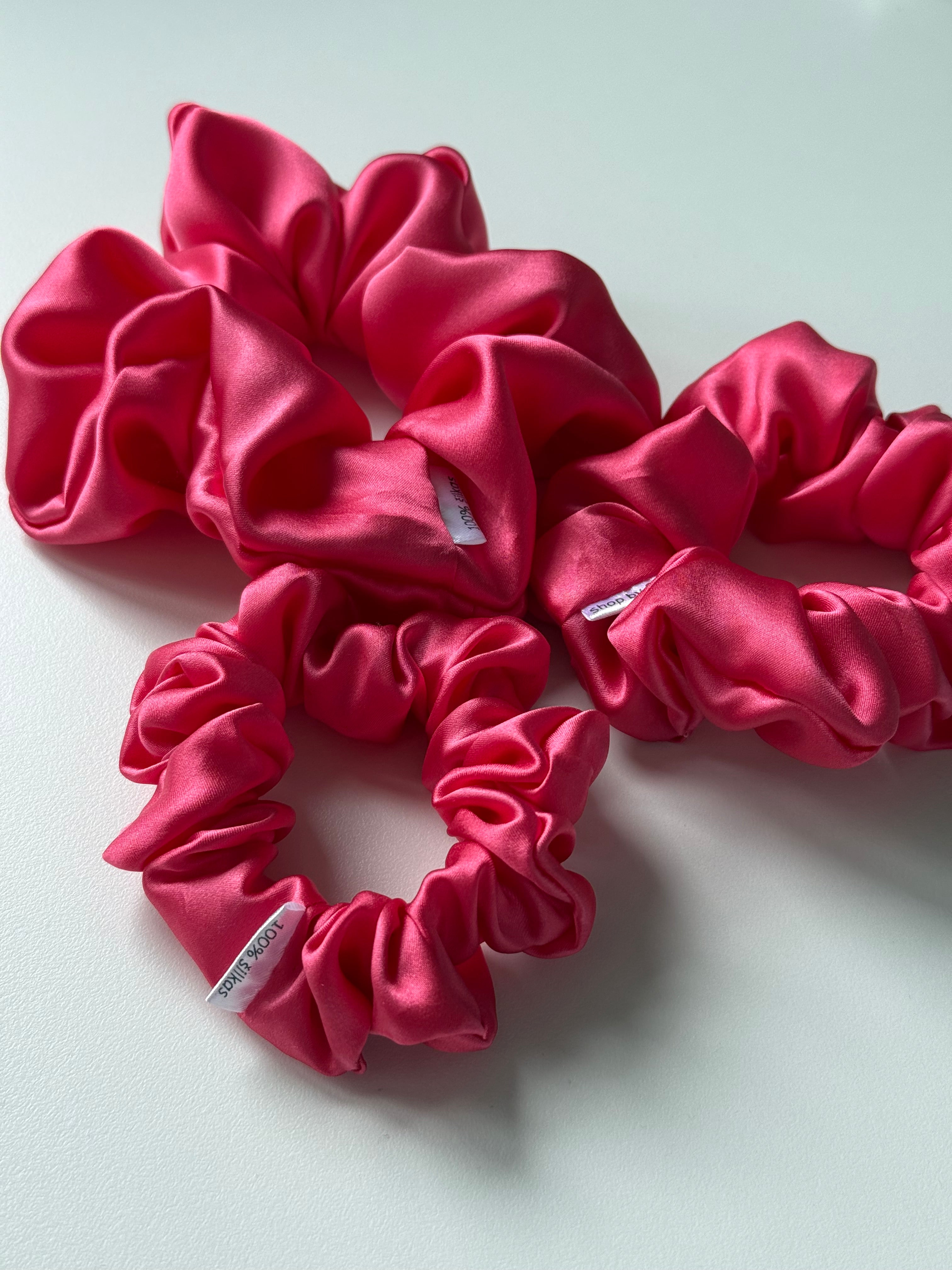 Pink Crush natūralaus Itališko mulberry šilko gumelė