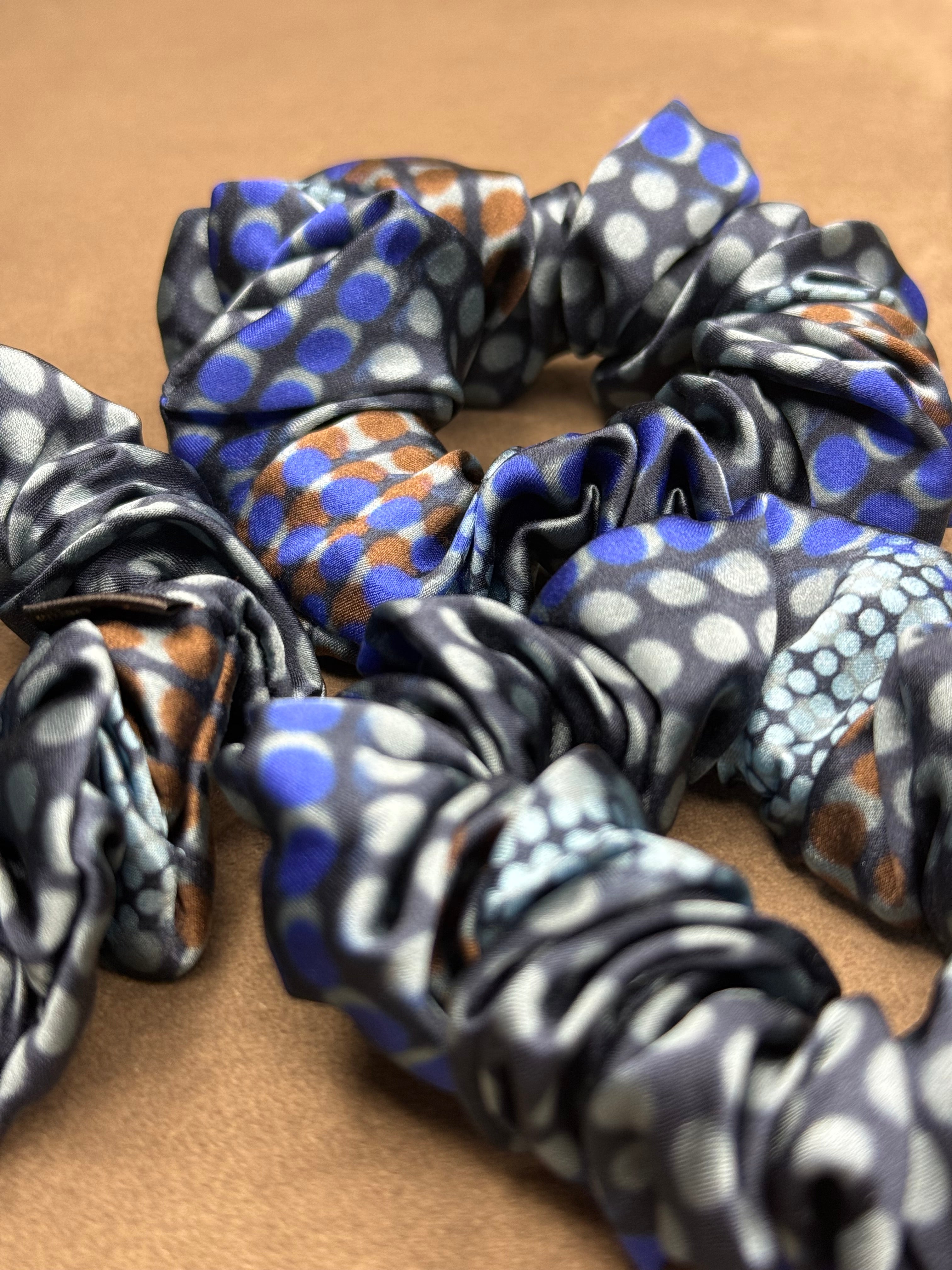 Pierre Cardin kolekcinio 100% natūralaus šilko gumelė |BLUE