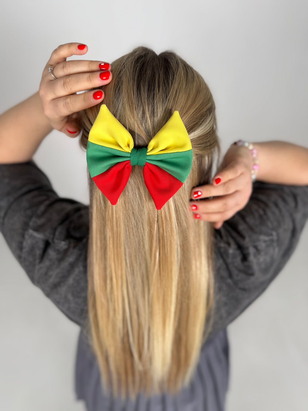 Lietuvos vėliavos spalvų kaspinas 💛💚❤️