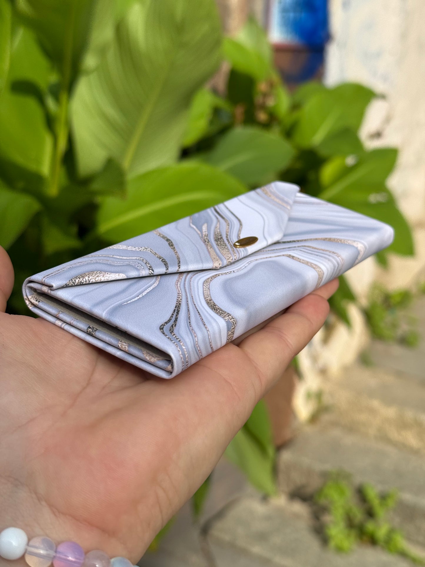 Akinių dėklas transformeris ‘Grey marble’