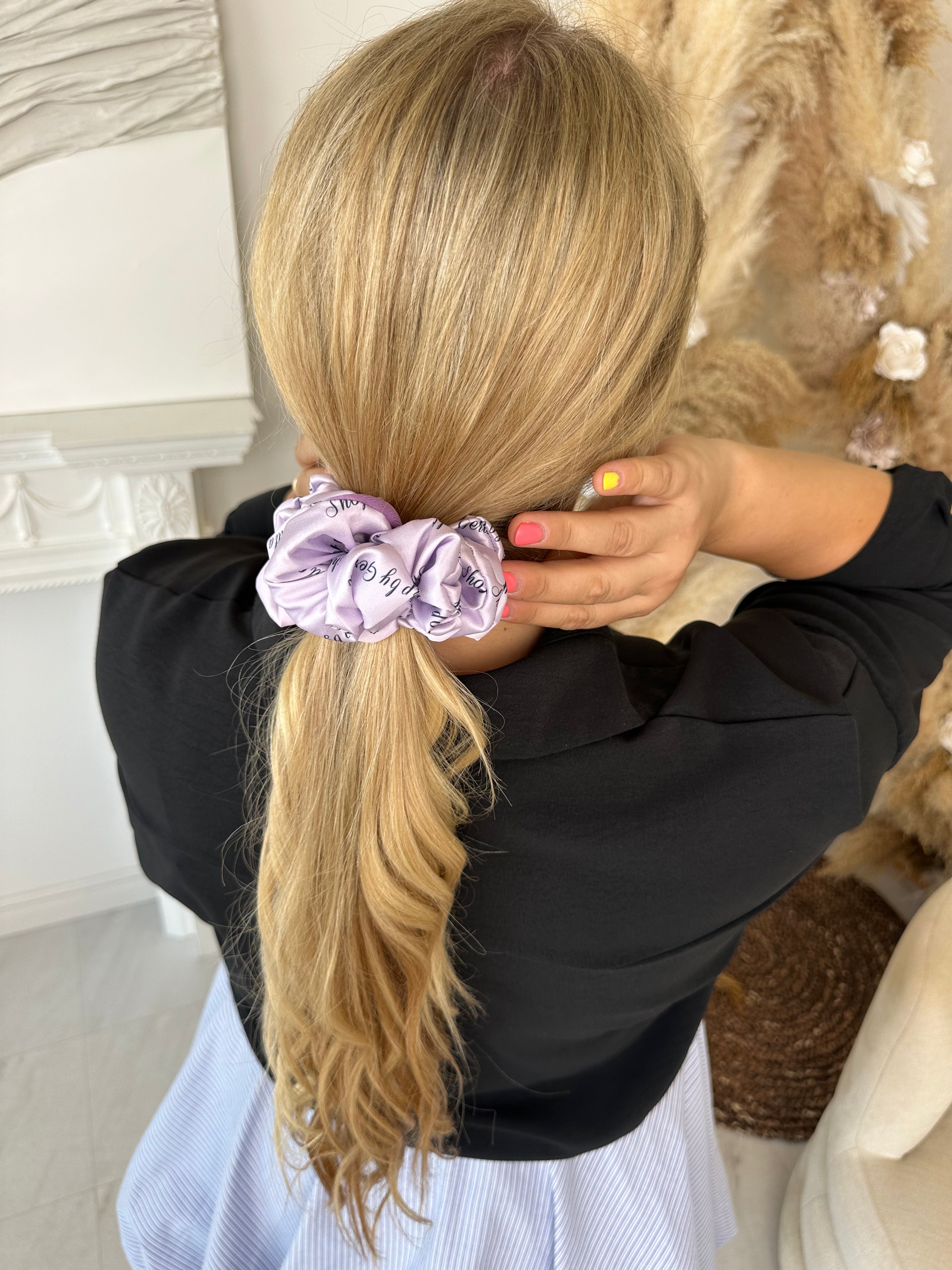 Alyvinė Shop by Gerda audinio gumelė su kišenėle! 💜