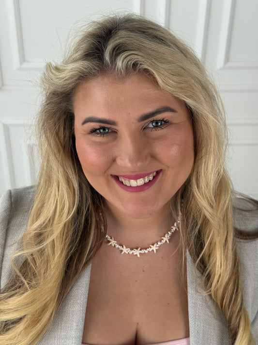 Natūralių gėlavandenių perlų vėrinys ‘Star’