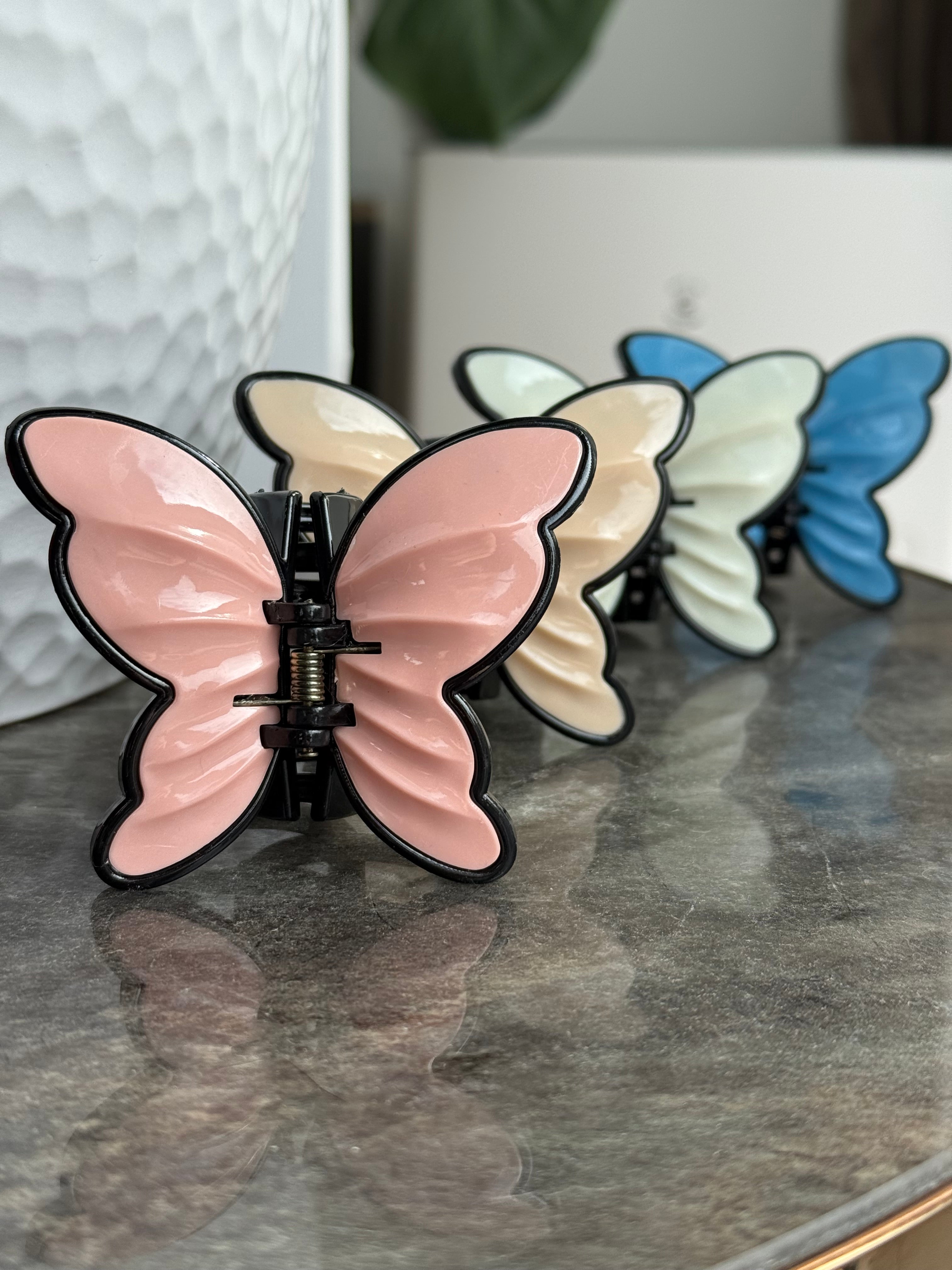 Baltas drugelis kapkap