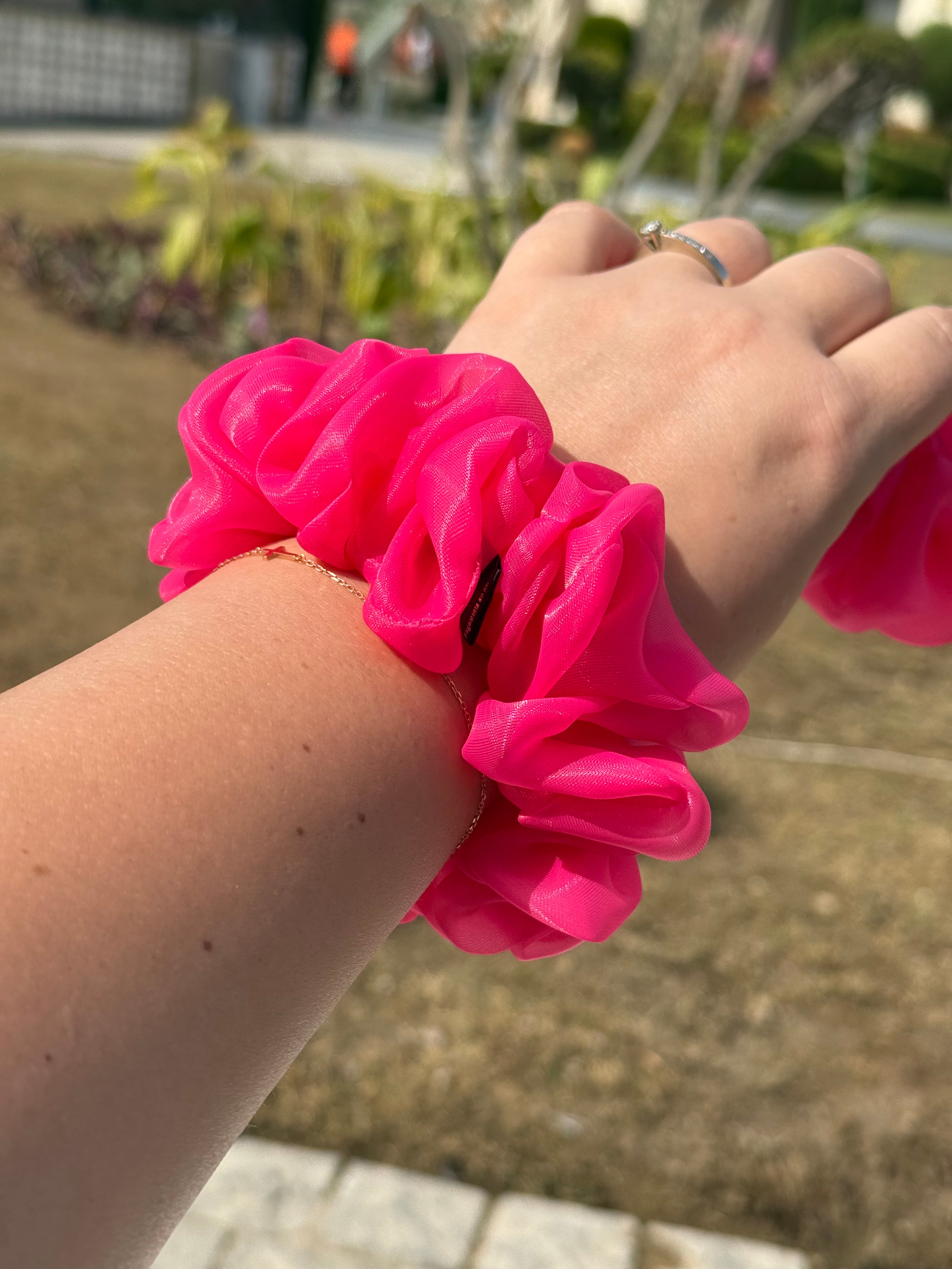 Ciklameno organzos gumelė