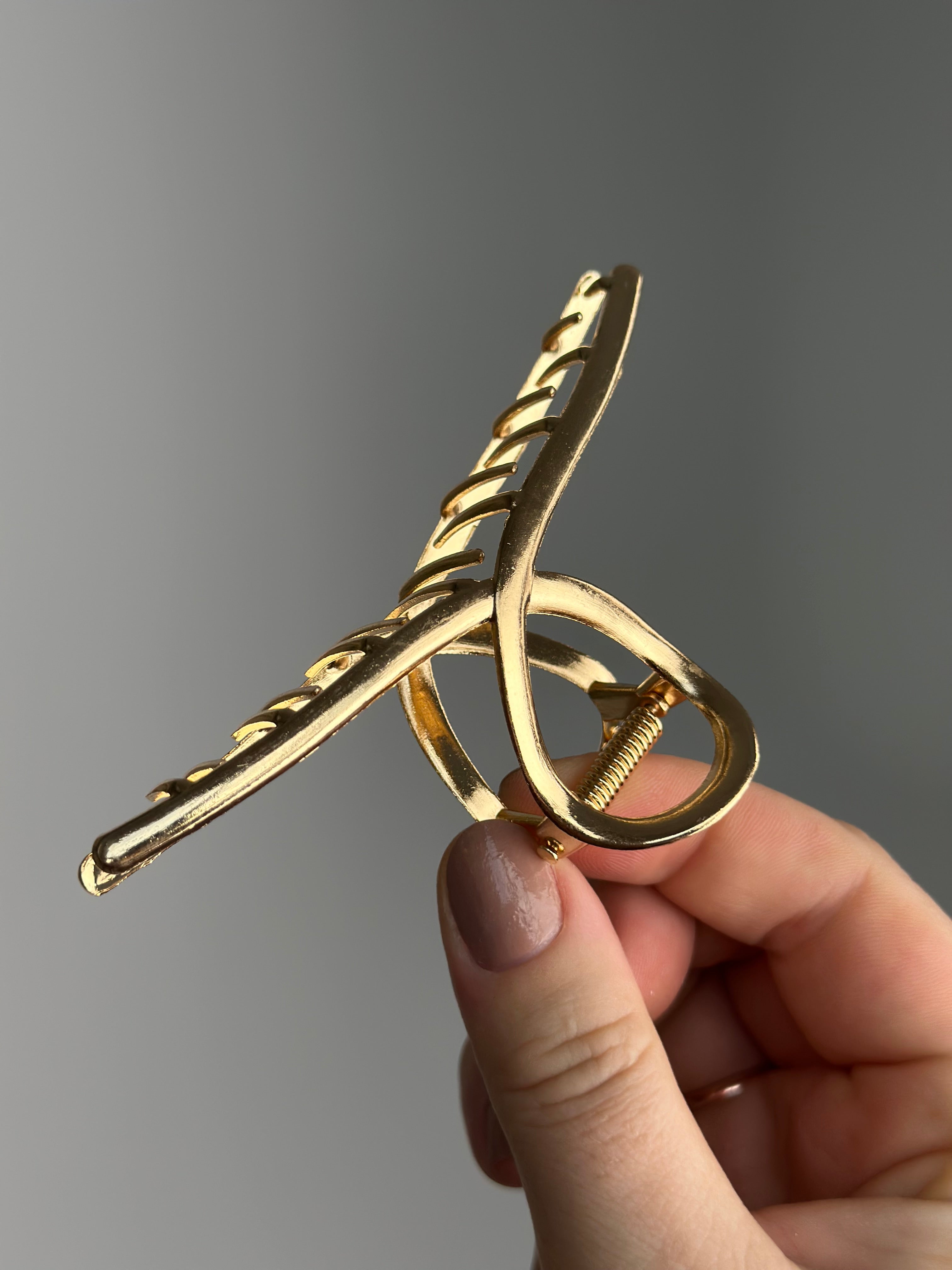 Auksinė metalinė kilpa KapKap 11cm