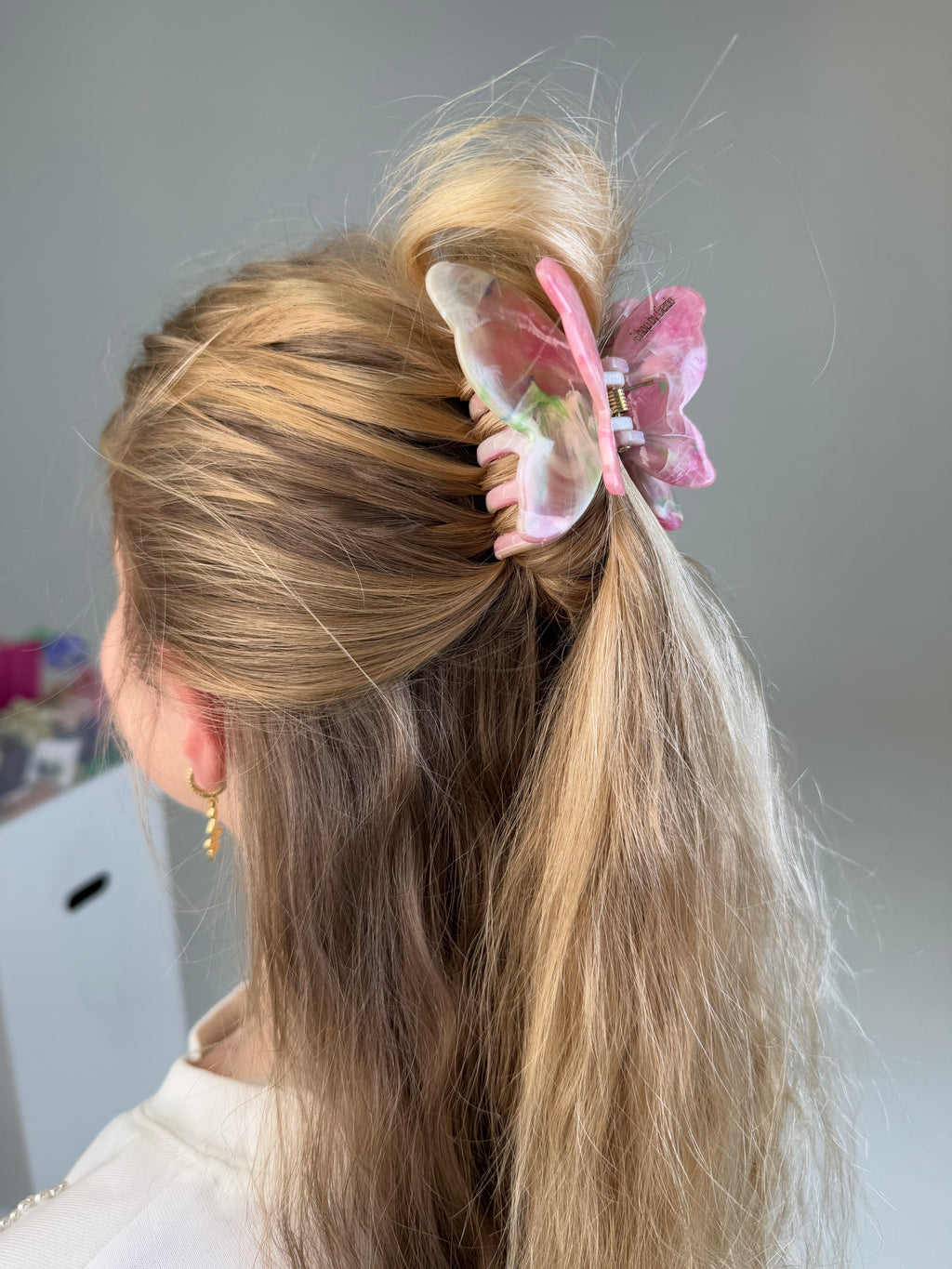 Rožinis drugelis kapkap