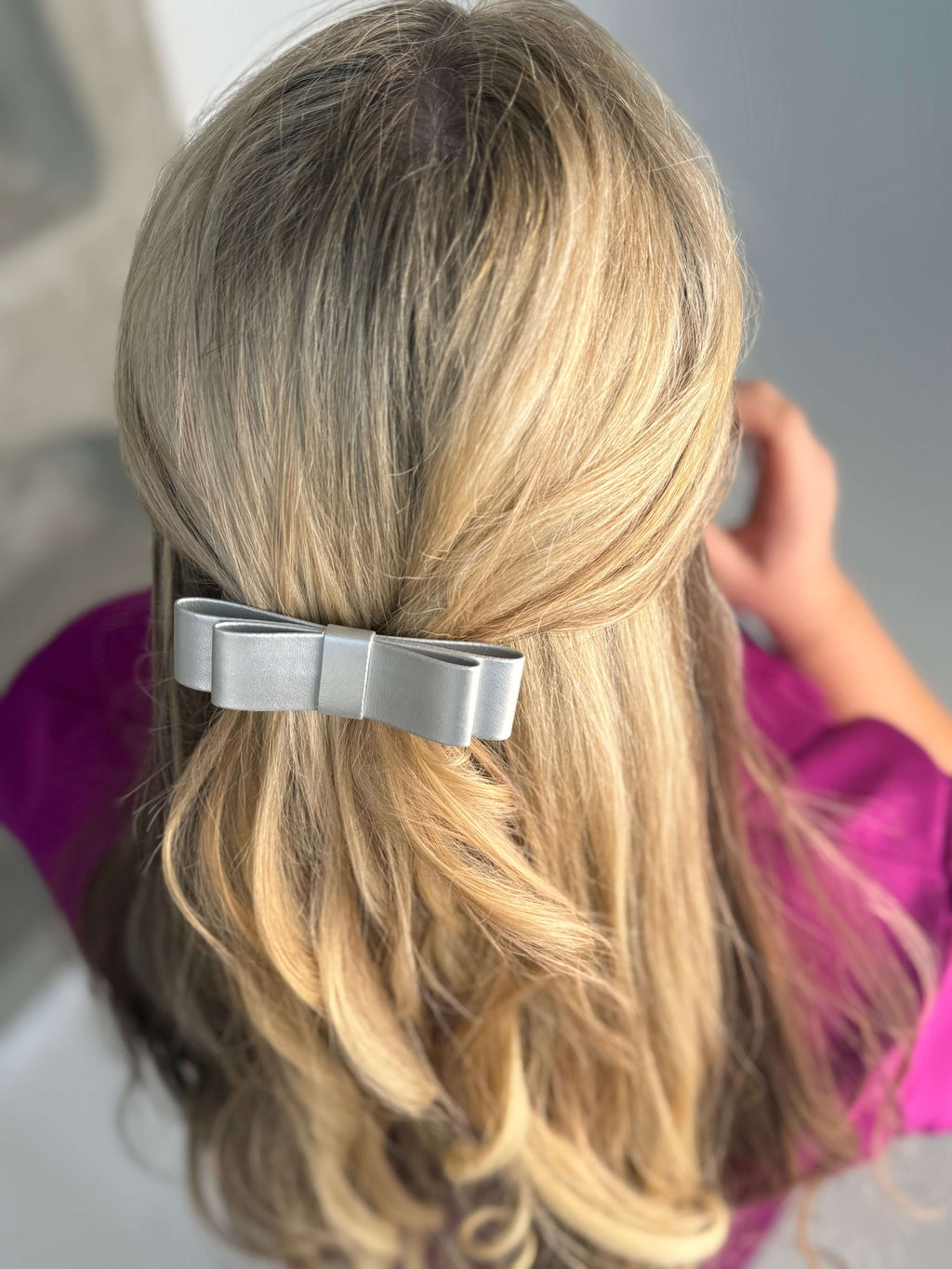 Sidabrinis eko odos minimalistinis kaspinas