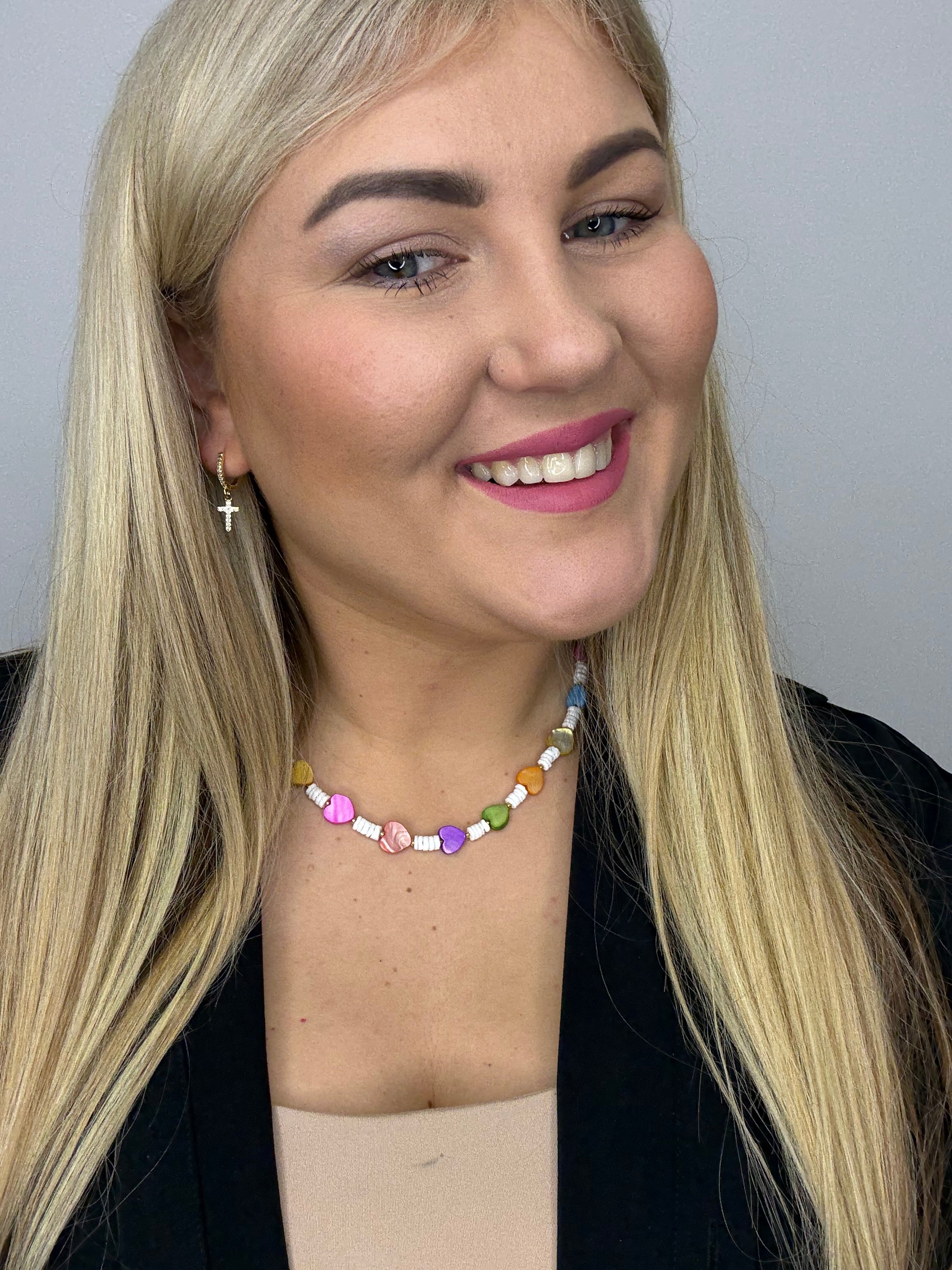 Natūralių kriauklyčių vėrinys 💜❤️💚🩷