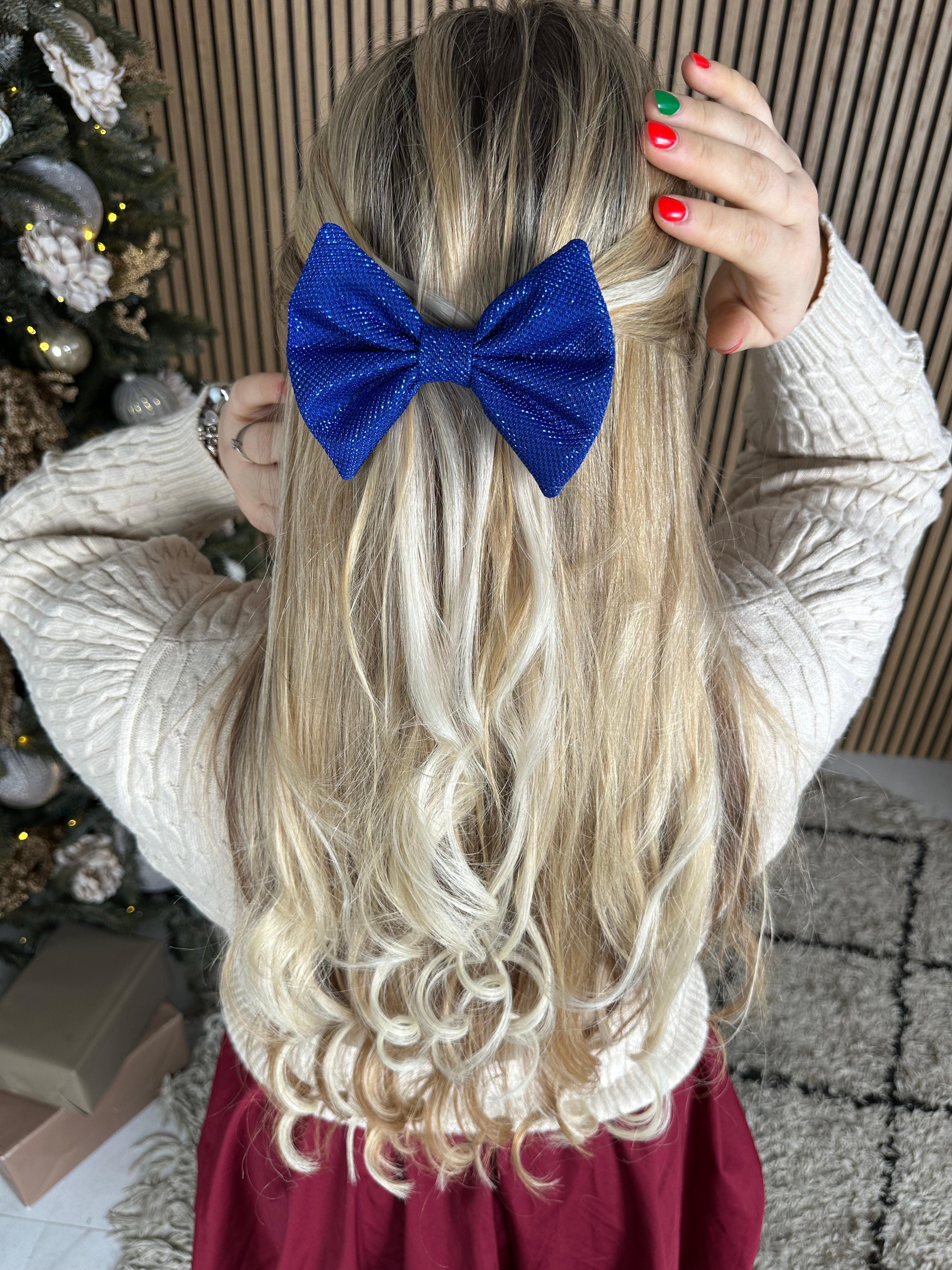 Karališkos mėlynos žėrintis kaspinas💙