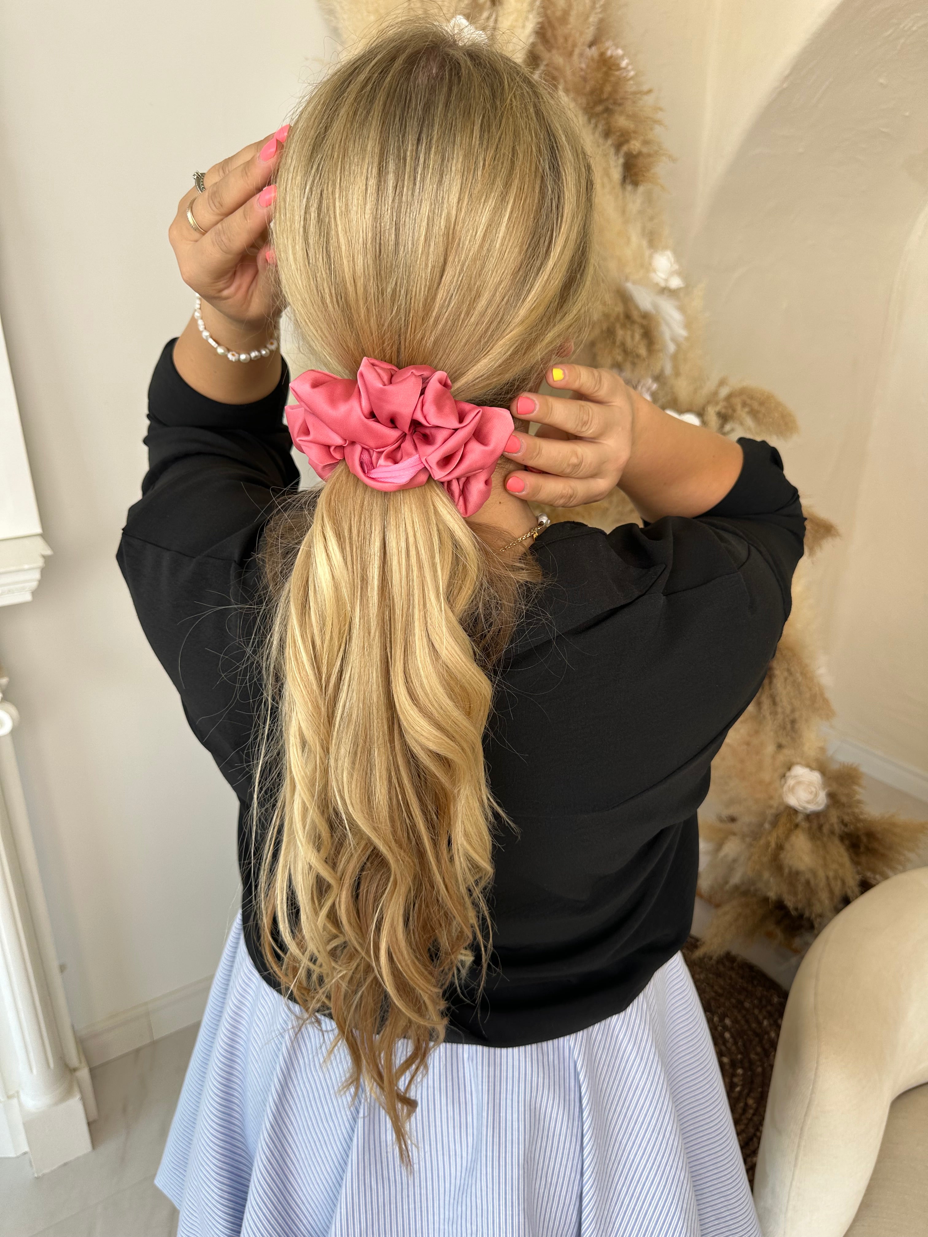 Koralinė gumelė su kišenėle! 🌺