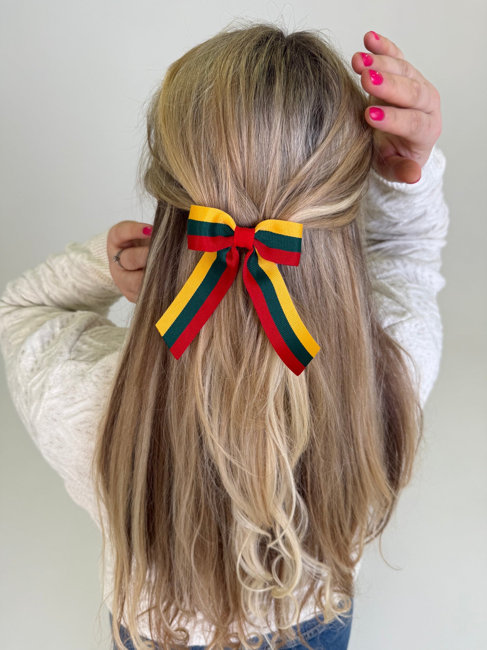 Lietuvos vėliavos spalvų kaspinukas 🇱🇹