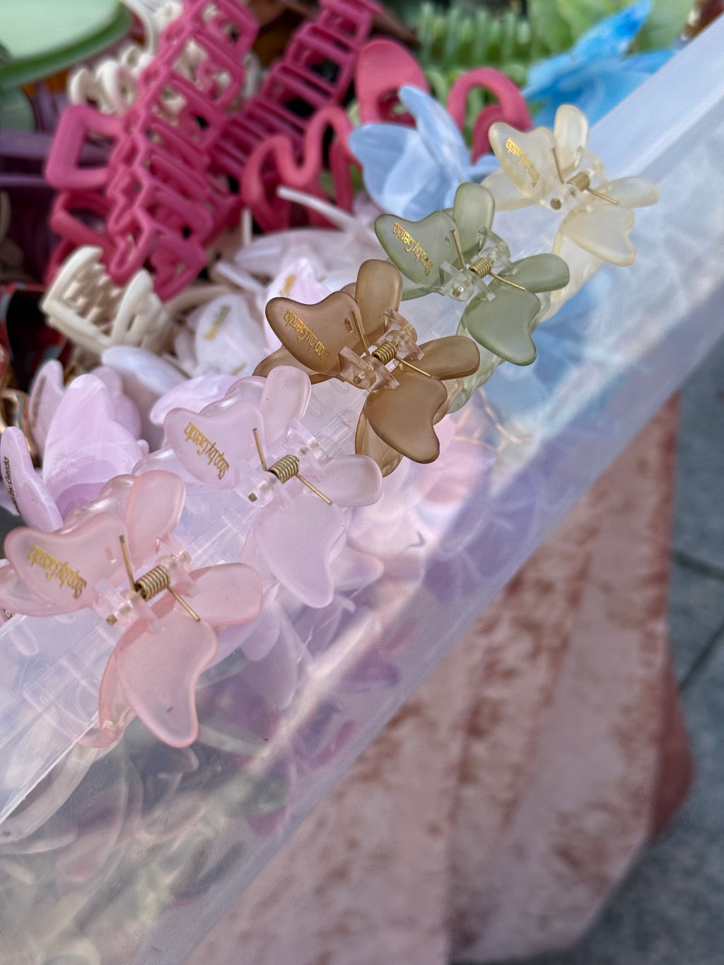 Pasteliniai drugeliai kapkap 5 spalvos