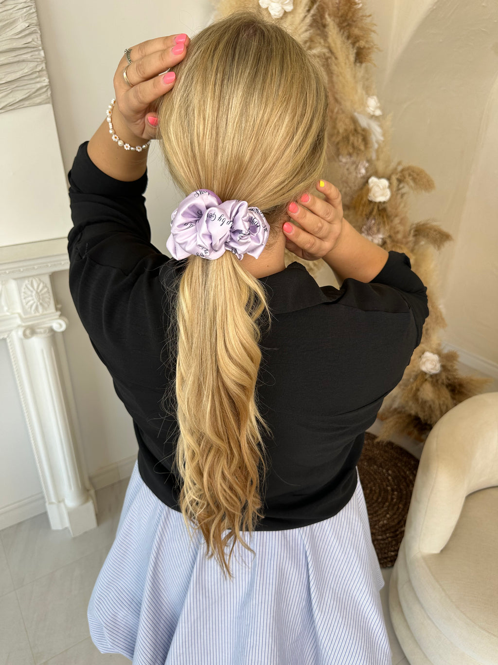 Alyvinė Shop by Gerda audinio gumelė su kišenėle! 💜