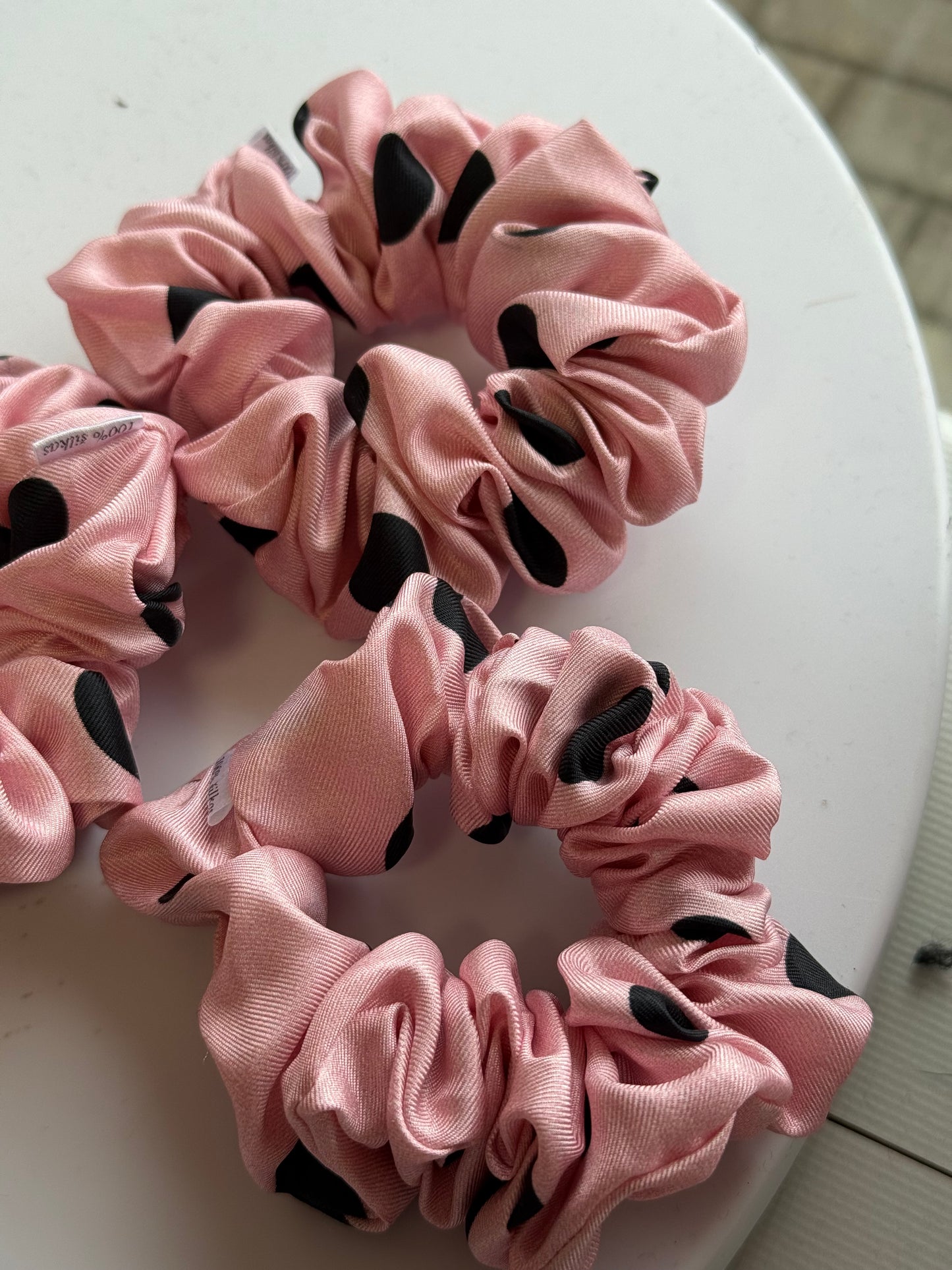 Kolekcinio 100% šilko rožinė matinė natūralaus šilko gumelė