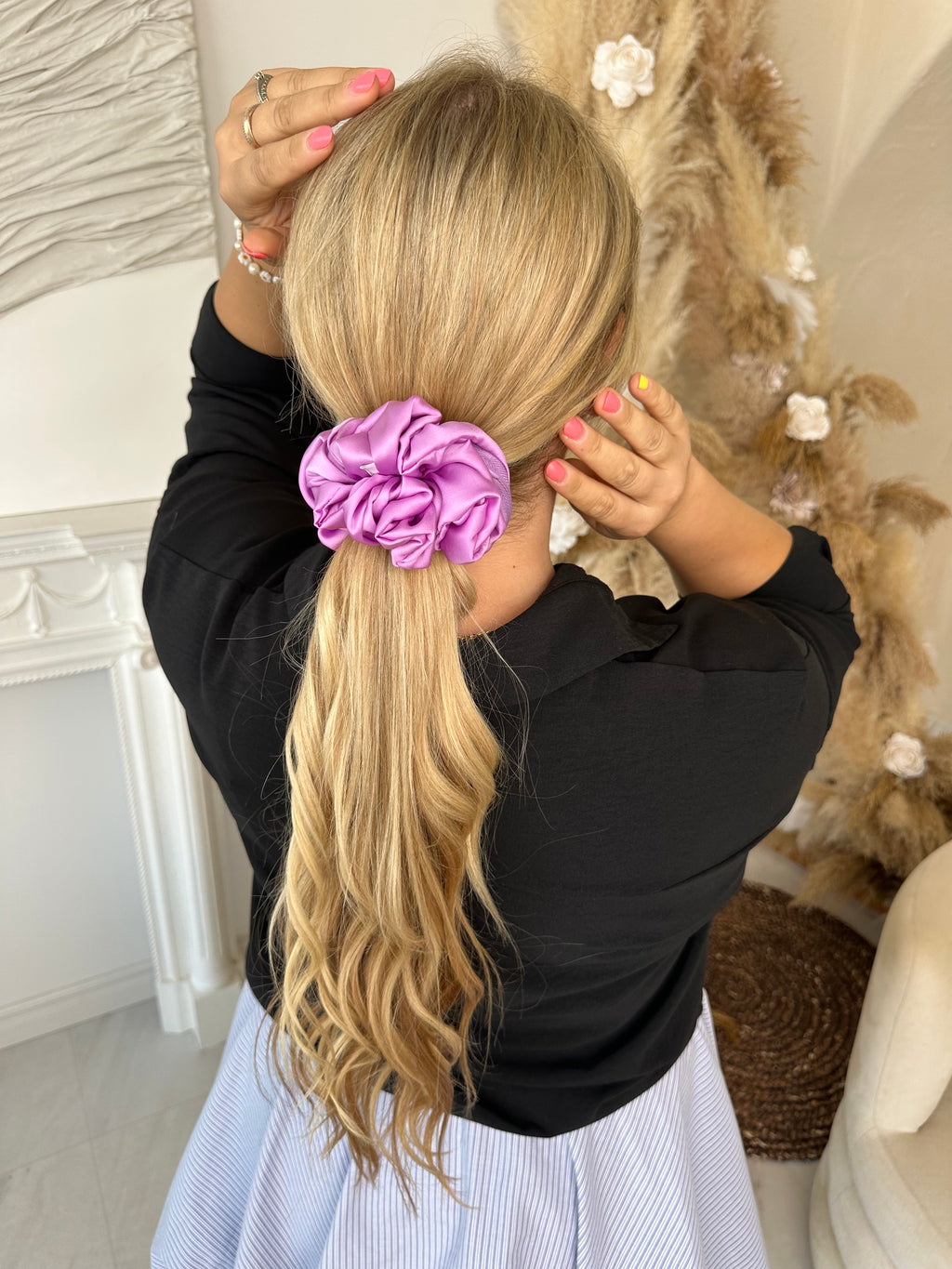 Purpurinė gumelė su kišenėle! 💜