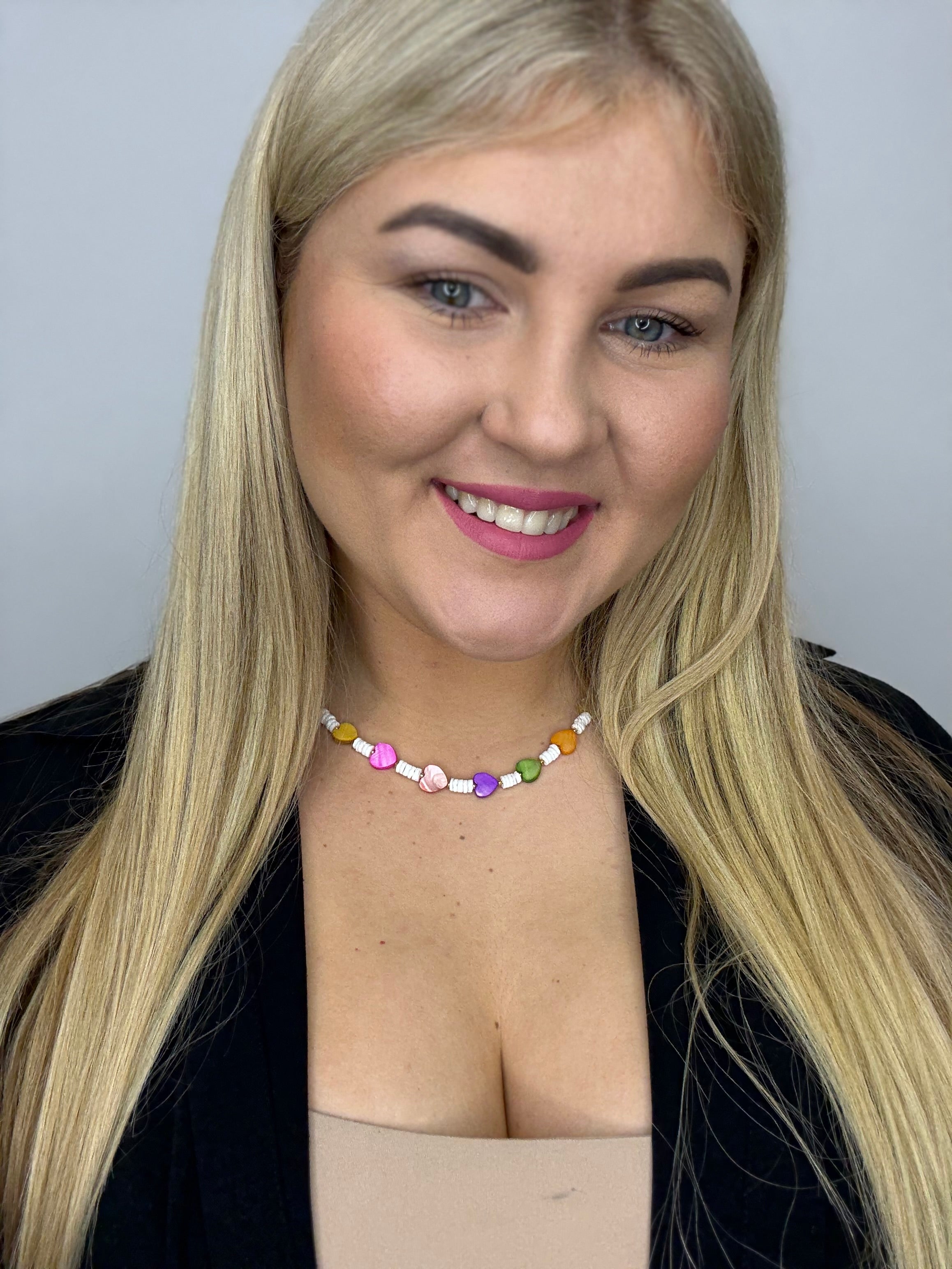 Natūralių kriauklyčių vėrinys 💜❤️💚🩷