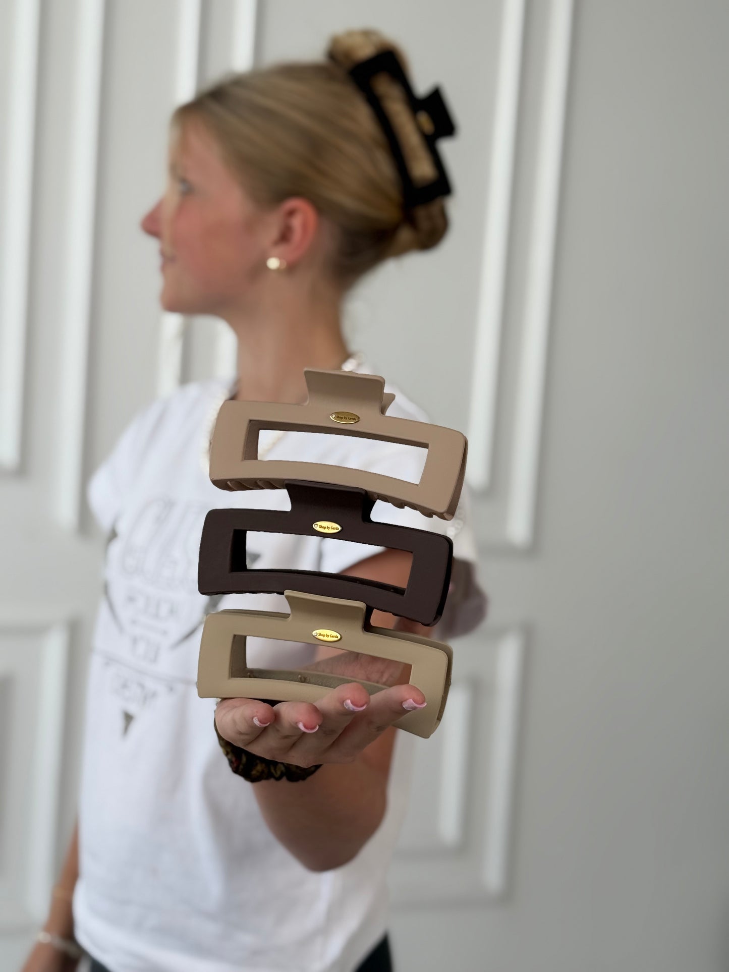 Super MEGA 13 cm kapkap ilgiems ir storiems plaukams