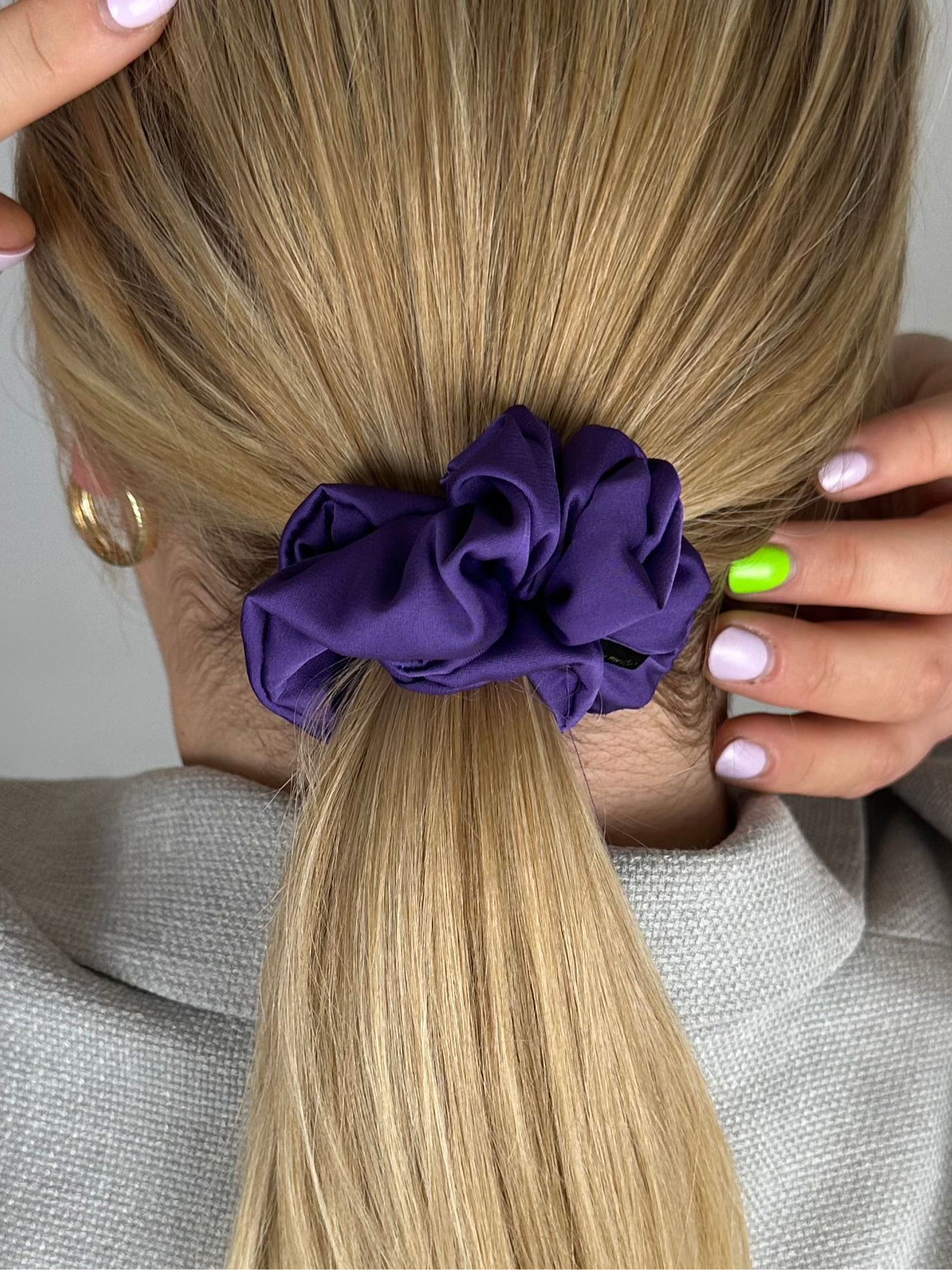 Armani šilko gumelė | PURPLE