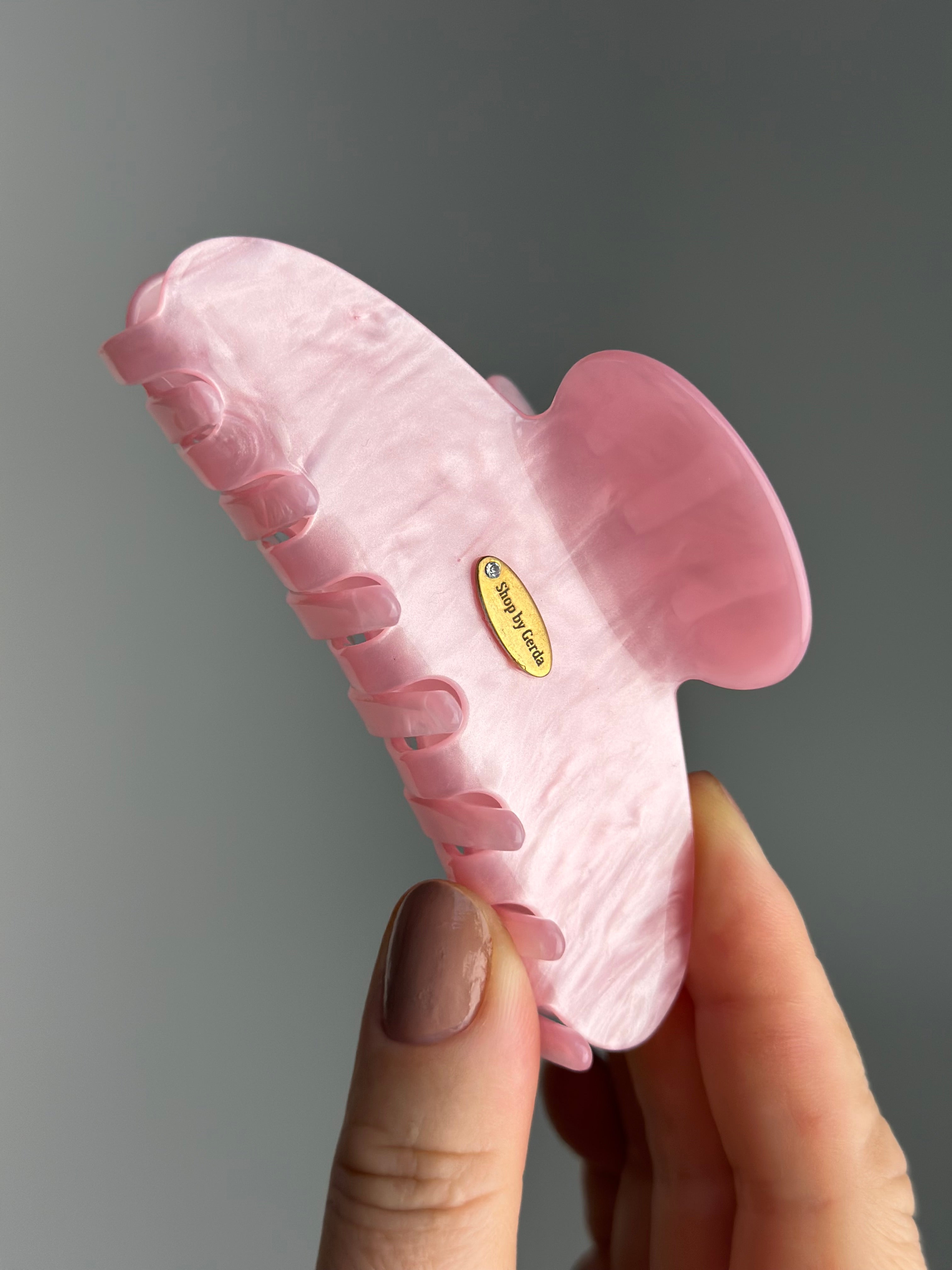 Celiuliozės acetato rožinis marble kapkap 10cm