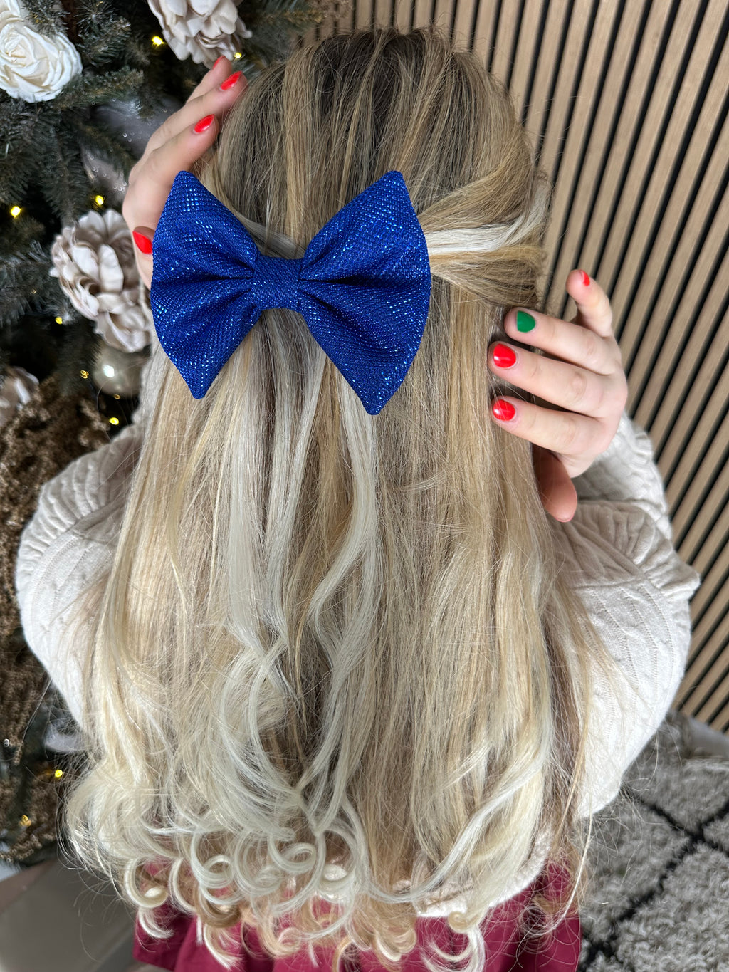Karališkos mėlynos žėrintis kaspinas💙