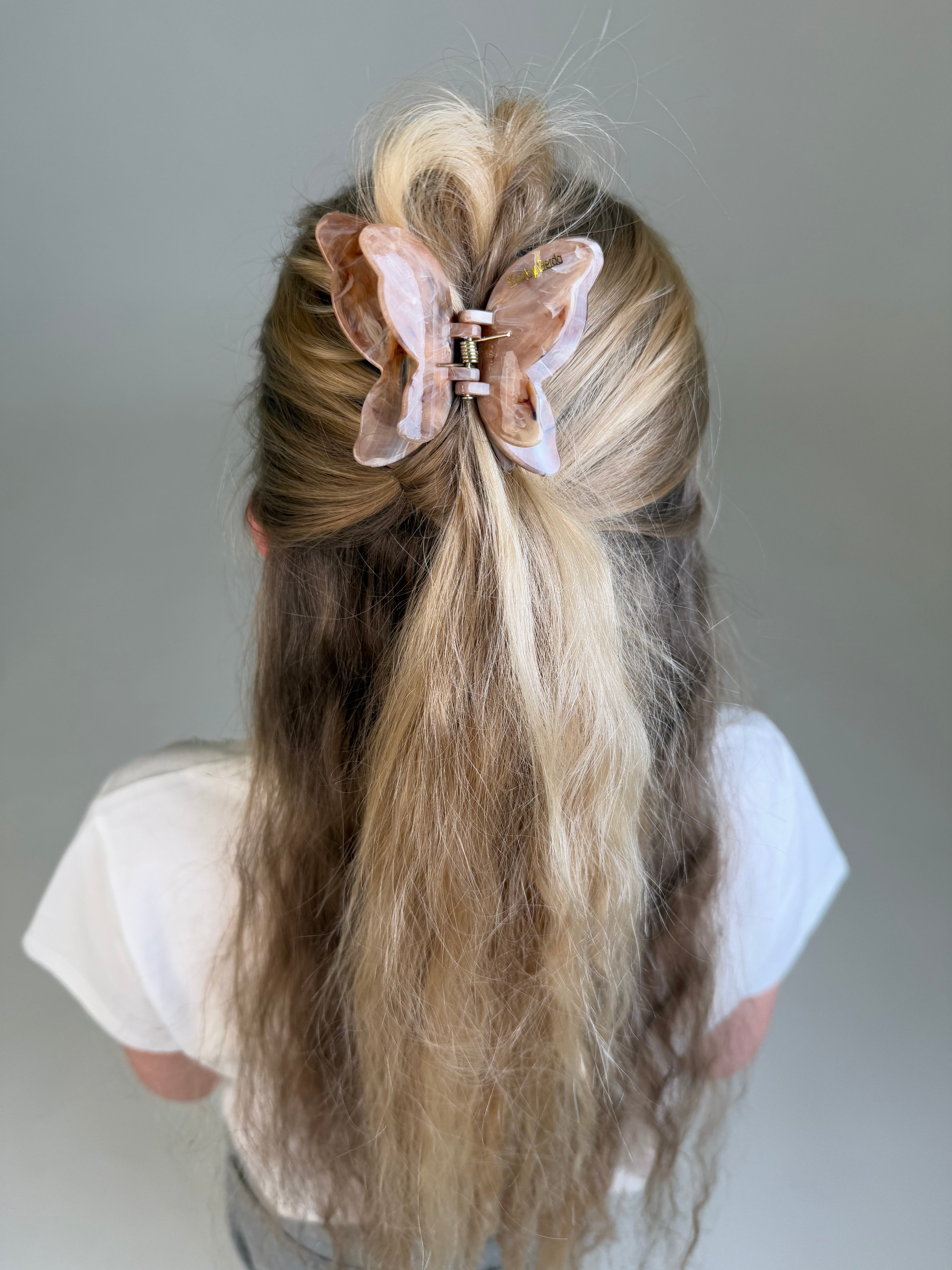 Baby pink drugelis kapkap