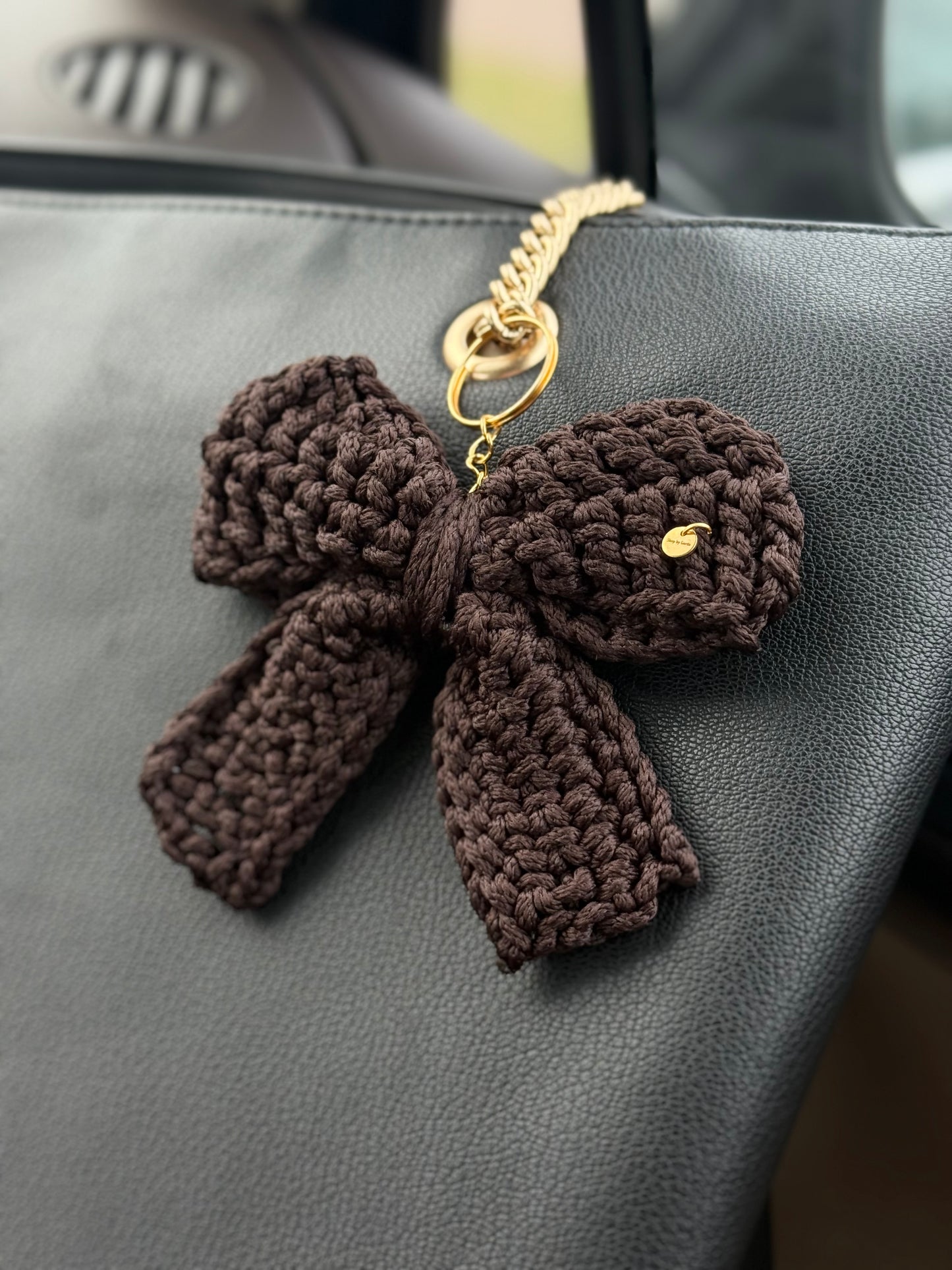 Šokoladinis kaspinas - raktų pakabukas