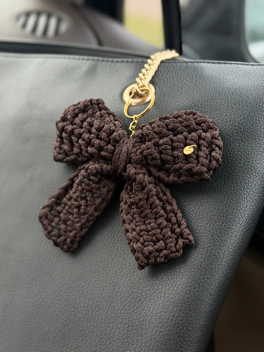 Šokoladinis kaspinas - raktų pakabukas