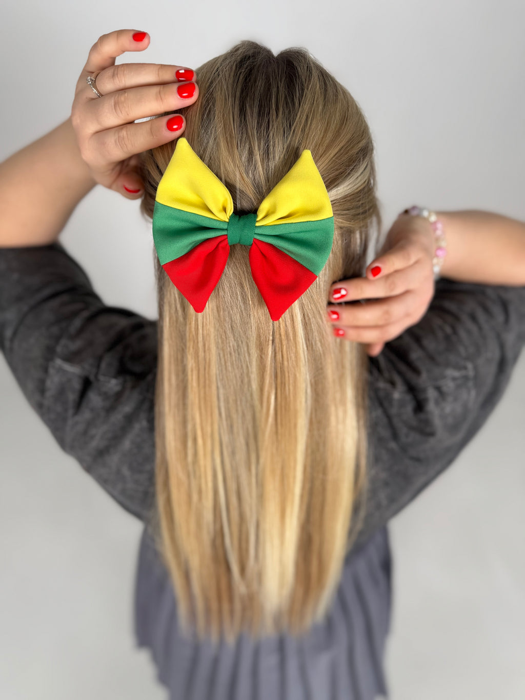Lietuvos vėliavos spalvų kaspinas 💛💚❤️