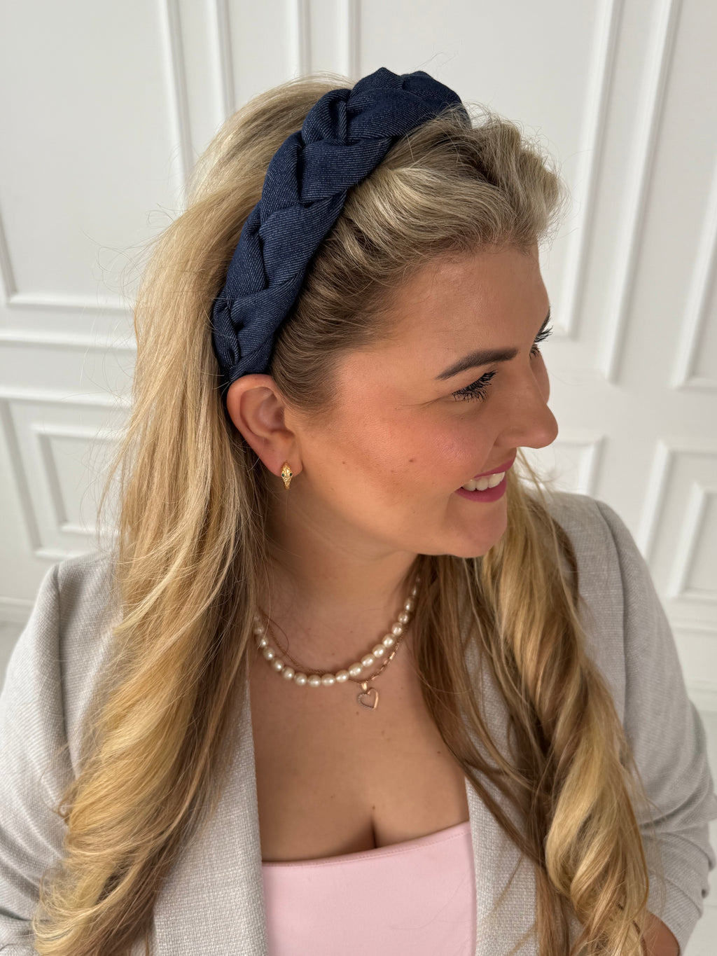 Džinsinis mėlynas lankelis 💙