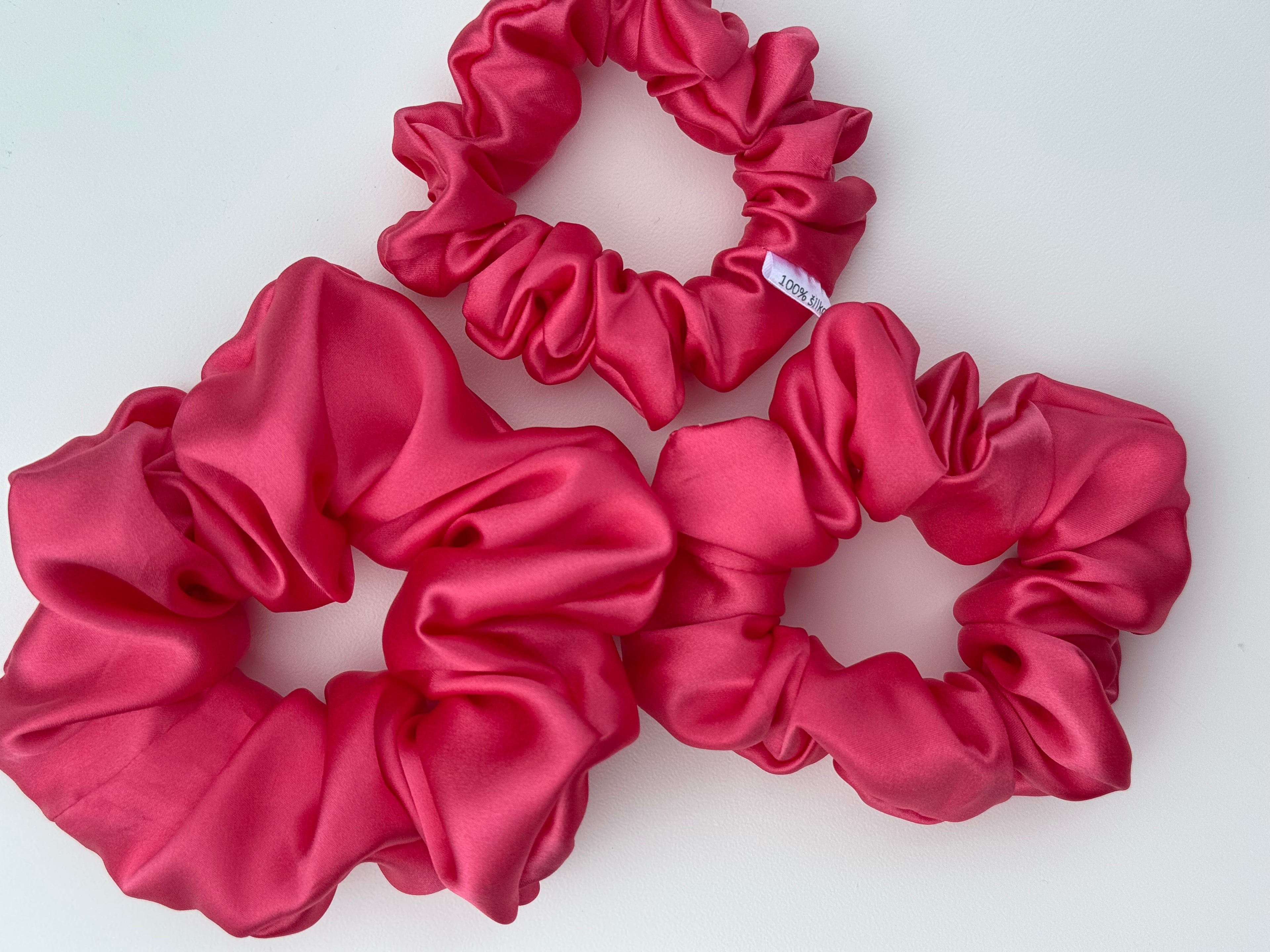 Pink Crush natūralaus Itališko mulberry šilko gumelė