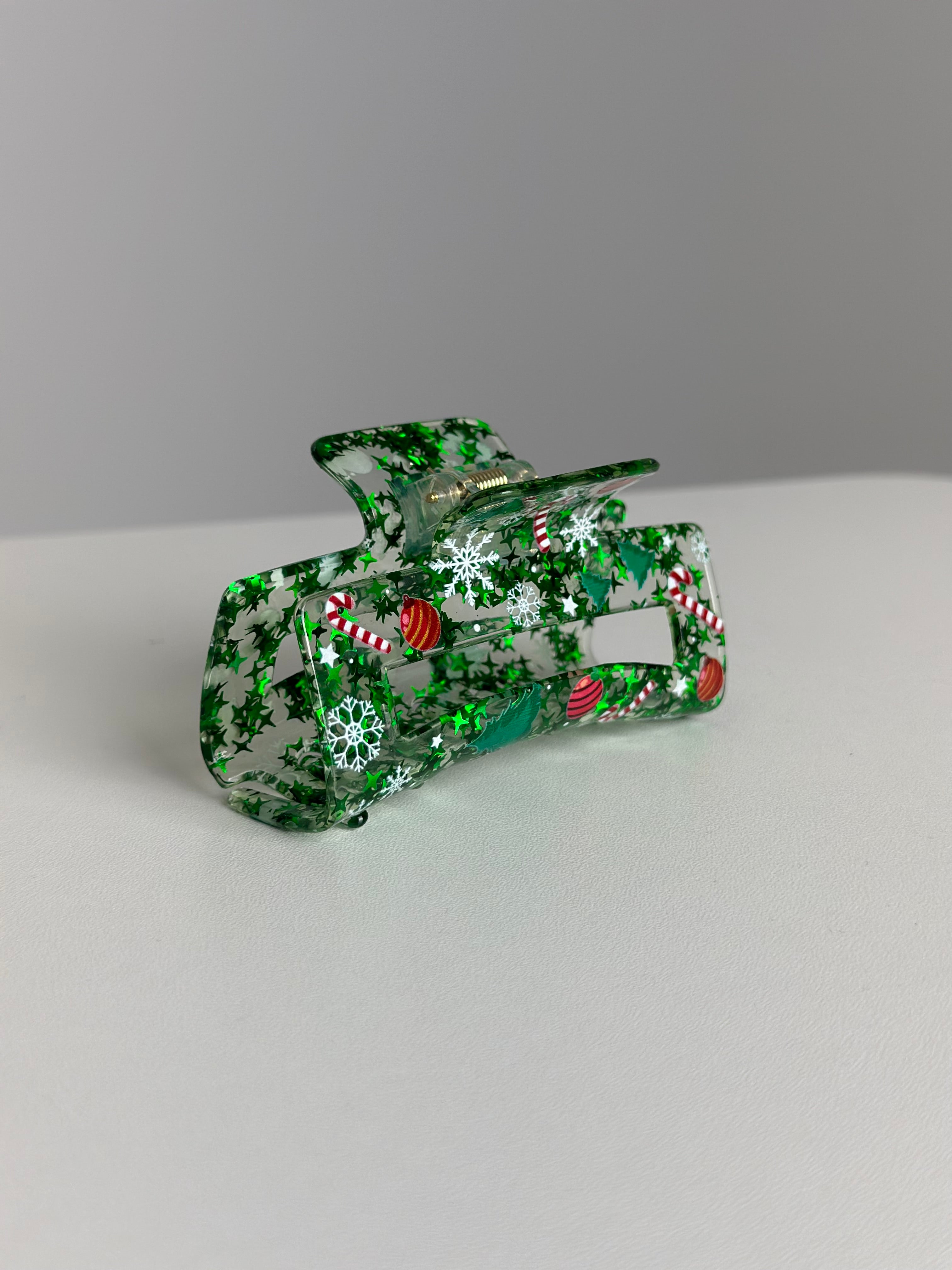 Žalias Kalėdinis kapkap 8,5cm