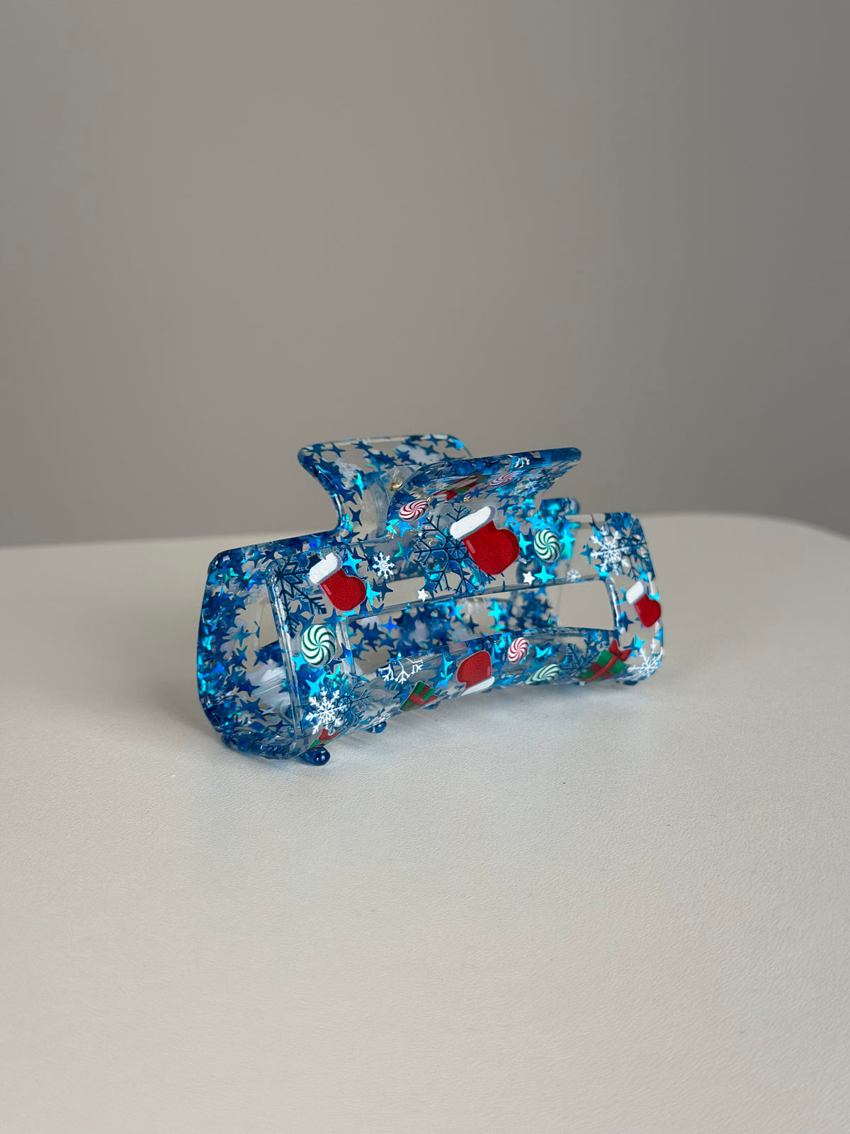 Mėlynas Kalėdinis kapkap 8,5cm