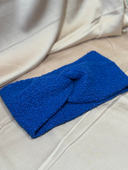 Karališka mėlyna Teddy 🧸galvajuostė