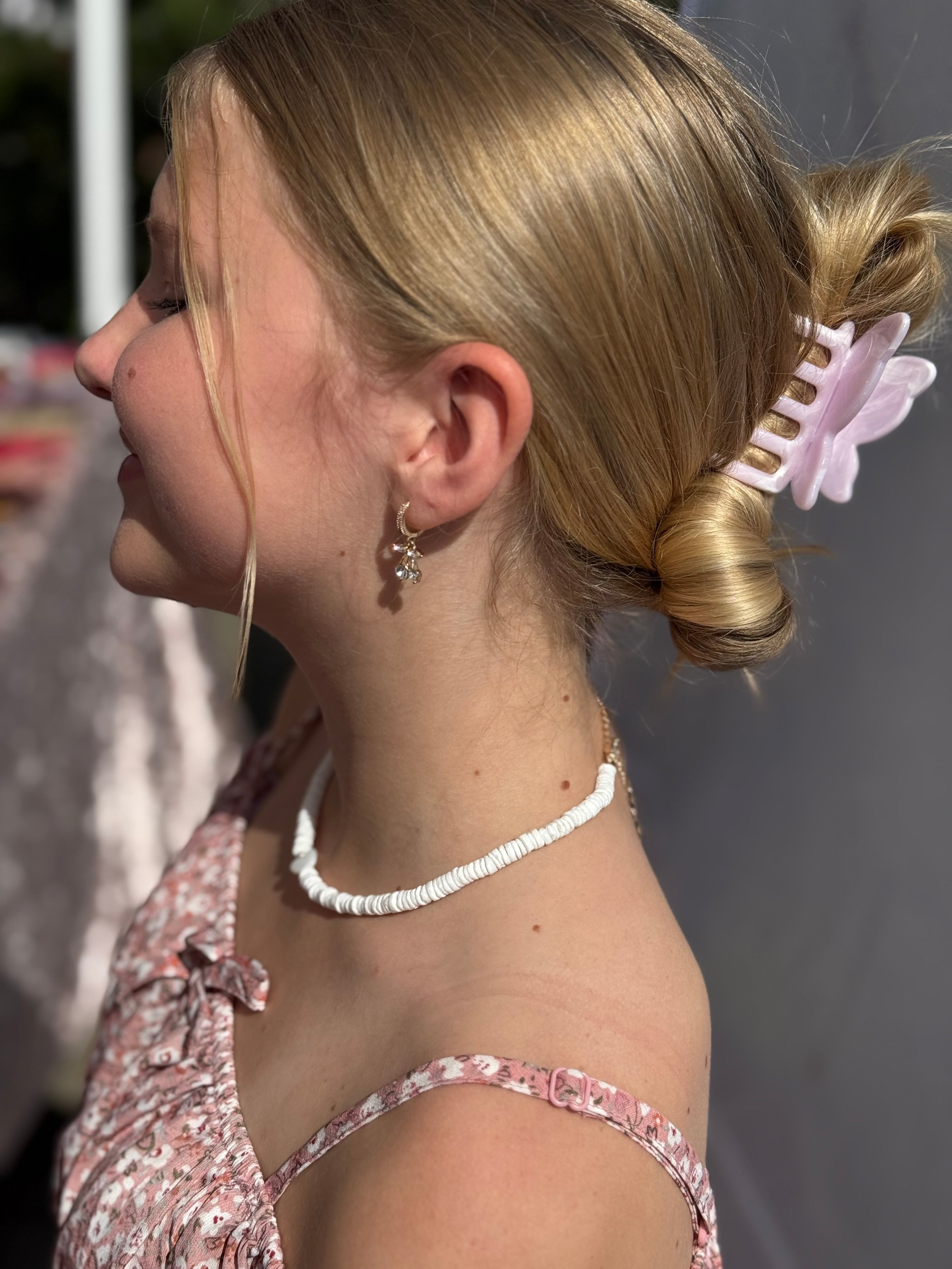 Natūralių kriauklių vėrinys su širdele 🤍