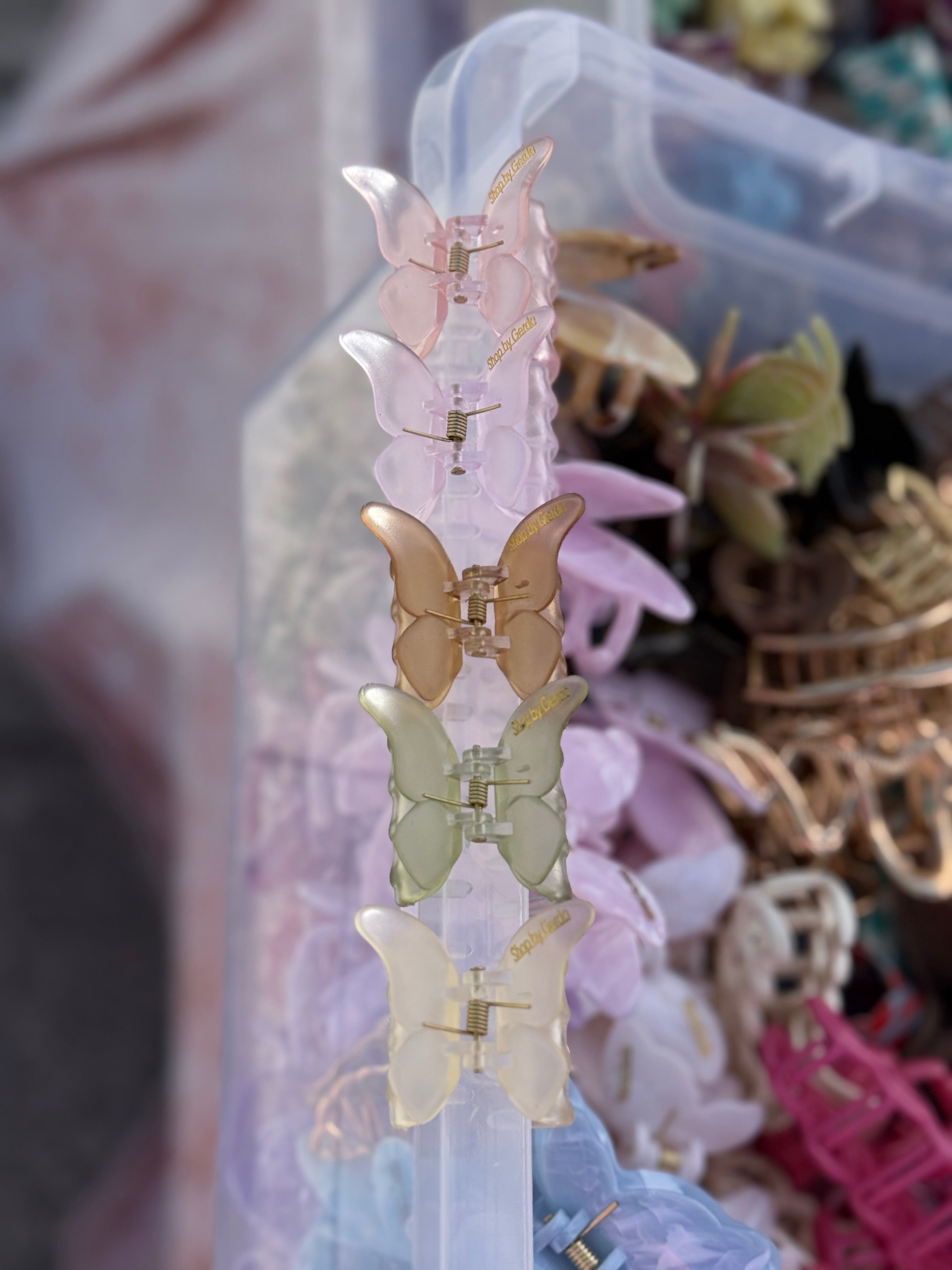 Pasteliniai drugeliai kapkap 5 spalvos