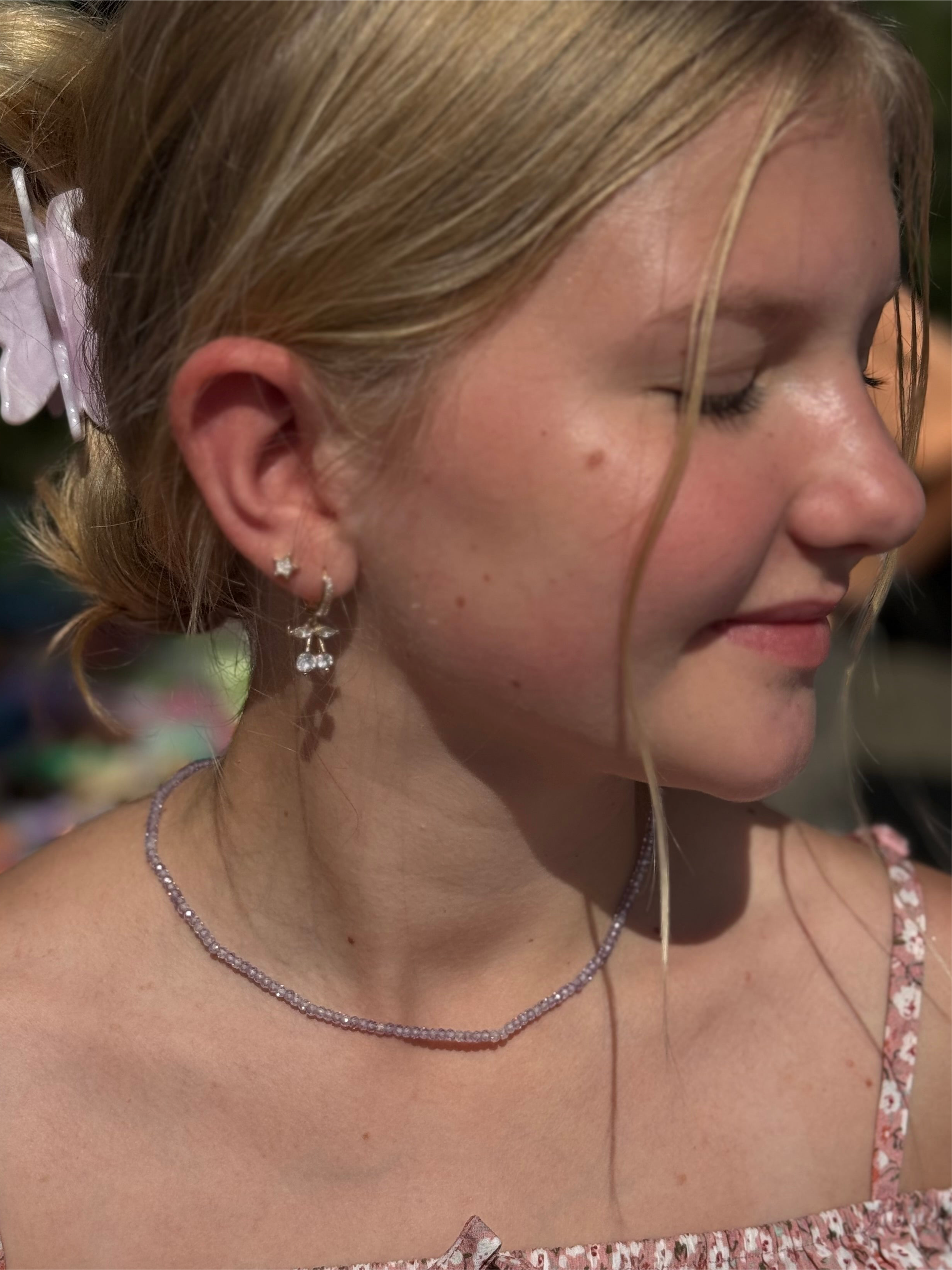 Alyvinis cirkonių minimalistinis vėrinys 🫟