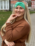 Žalia veliūro galvajuostė