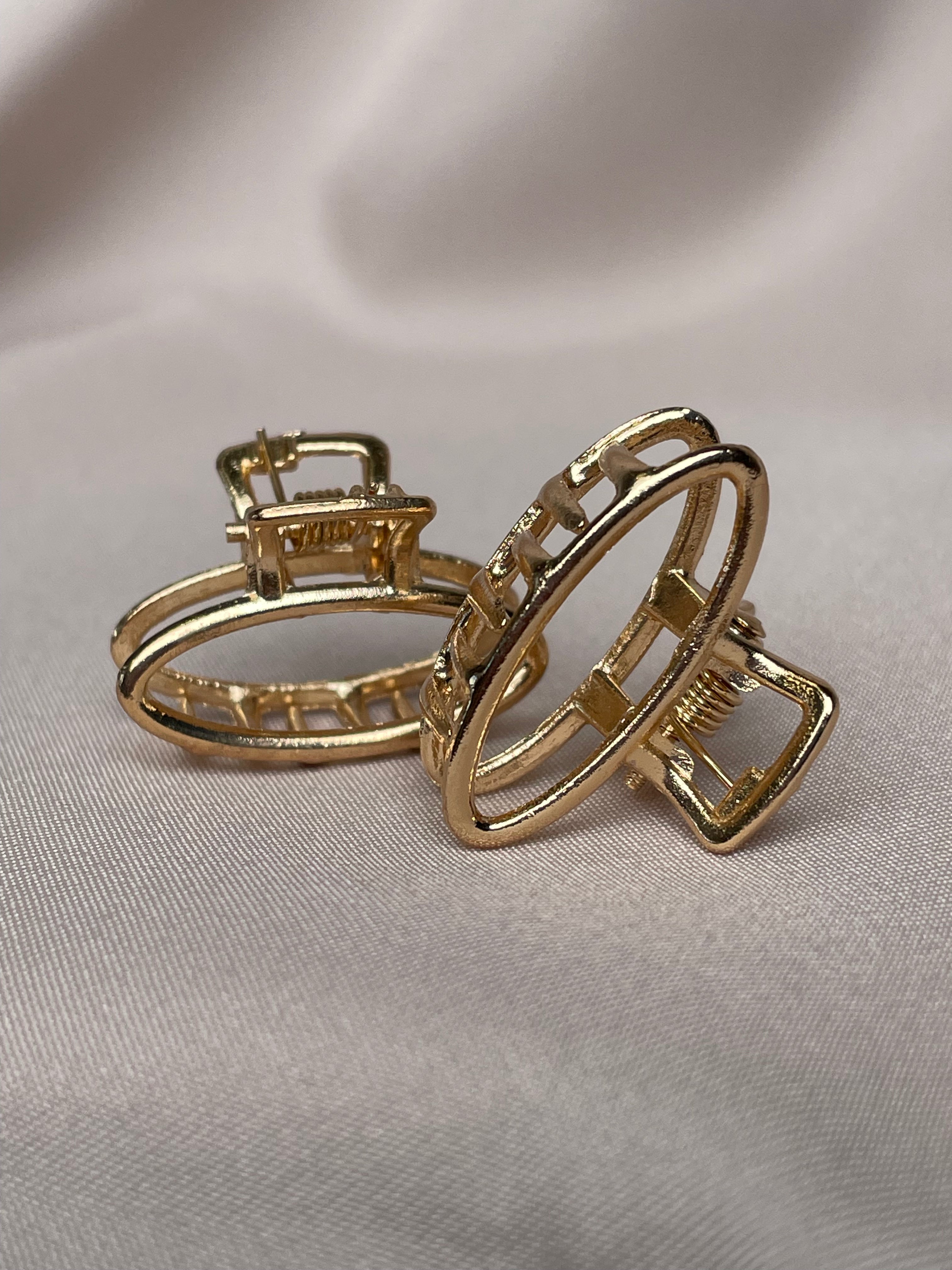 Auksiniai mini KapKap OVAL 2,5cm